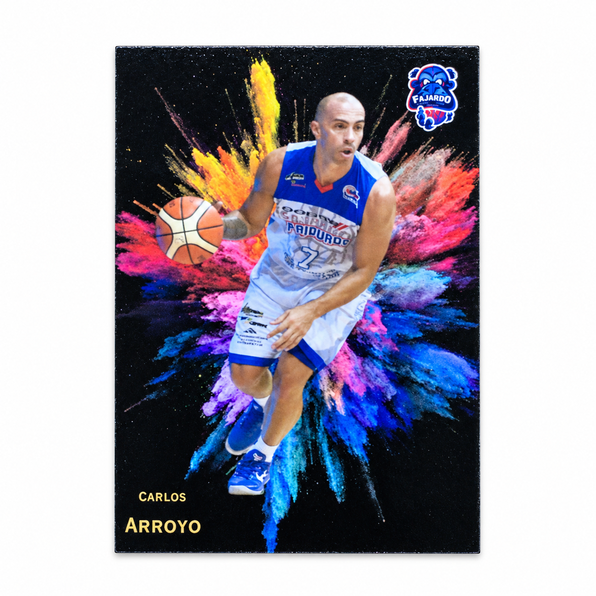 CARLOS ARROYO BASKETBAL TRADING CARD / TARJETA DEPORTIVA CARLOS ARROYO (Copy)
