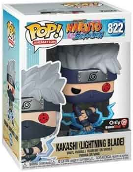 NARUTO KAKASHI (LIGHTING BLADE) FUNKO POP #822 ONLY@ GAMESTOP