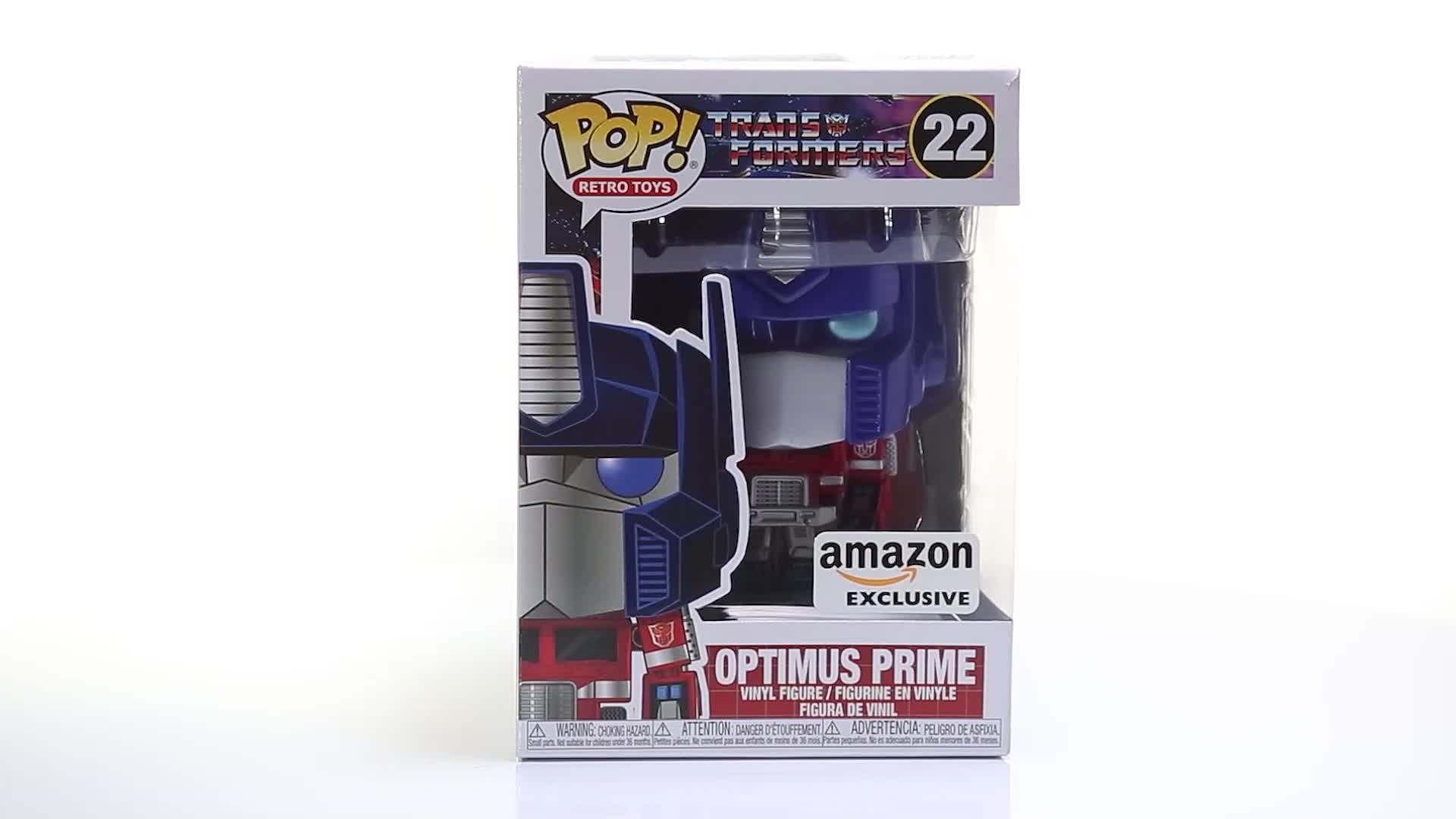TRANS FORMERS OPTIMUS PRIME FUNKO POP #22 AMAZON EXCLUSIVE