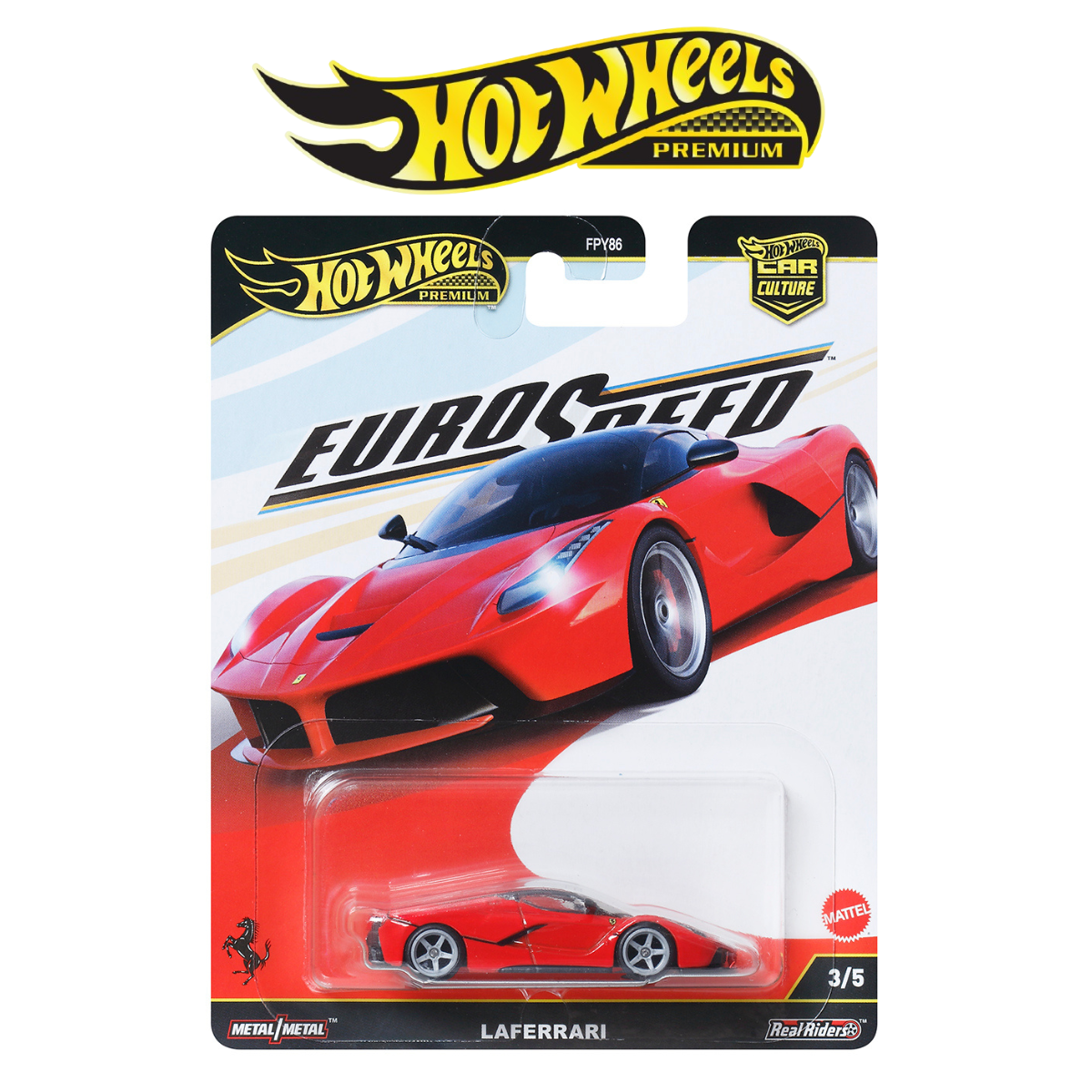 HOT WHEELS PREMIUM EURO SPEED LAFERRARI