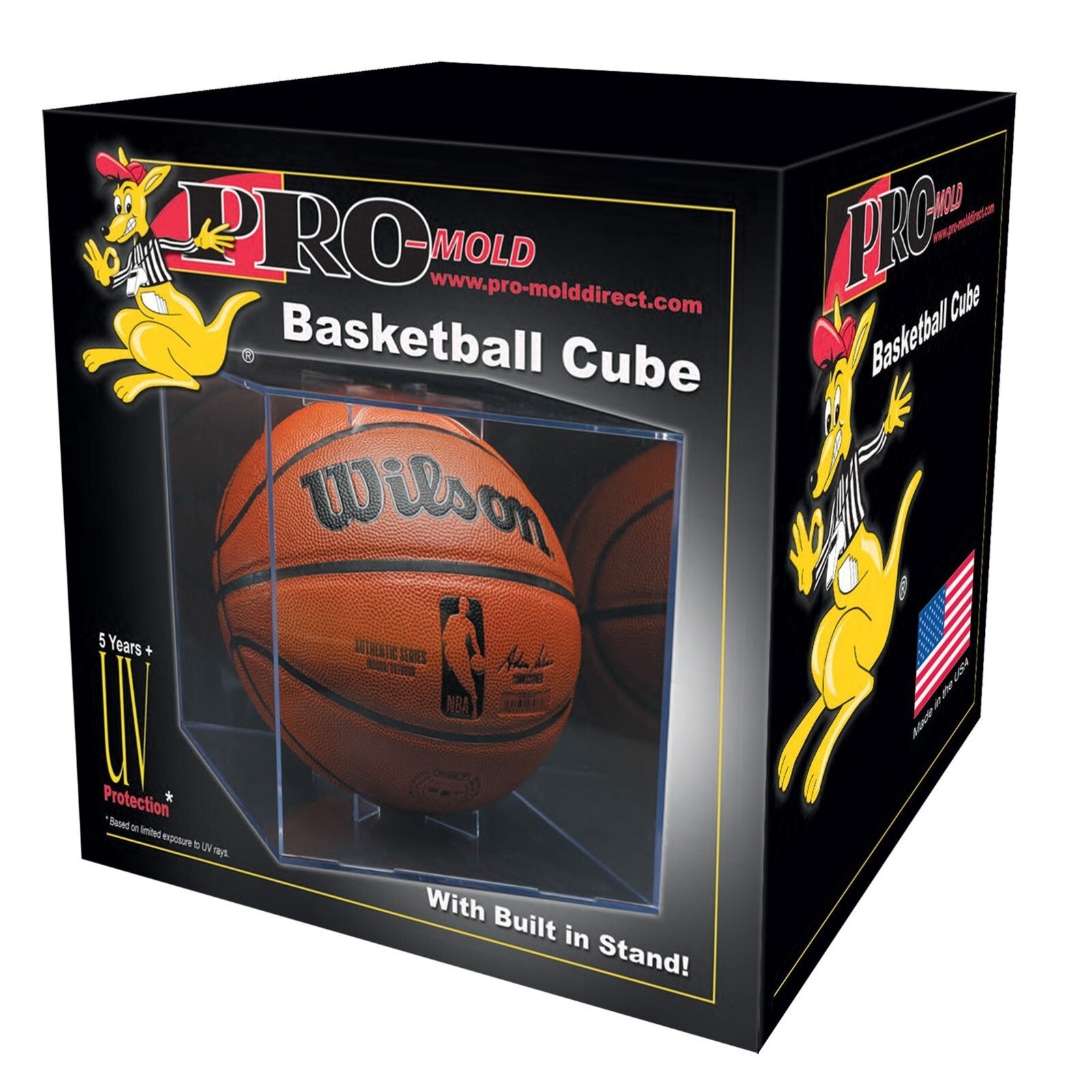 BASKETBALL CUBE HOLDER / PRO-MOLD / With built in stand