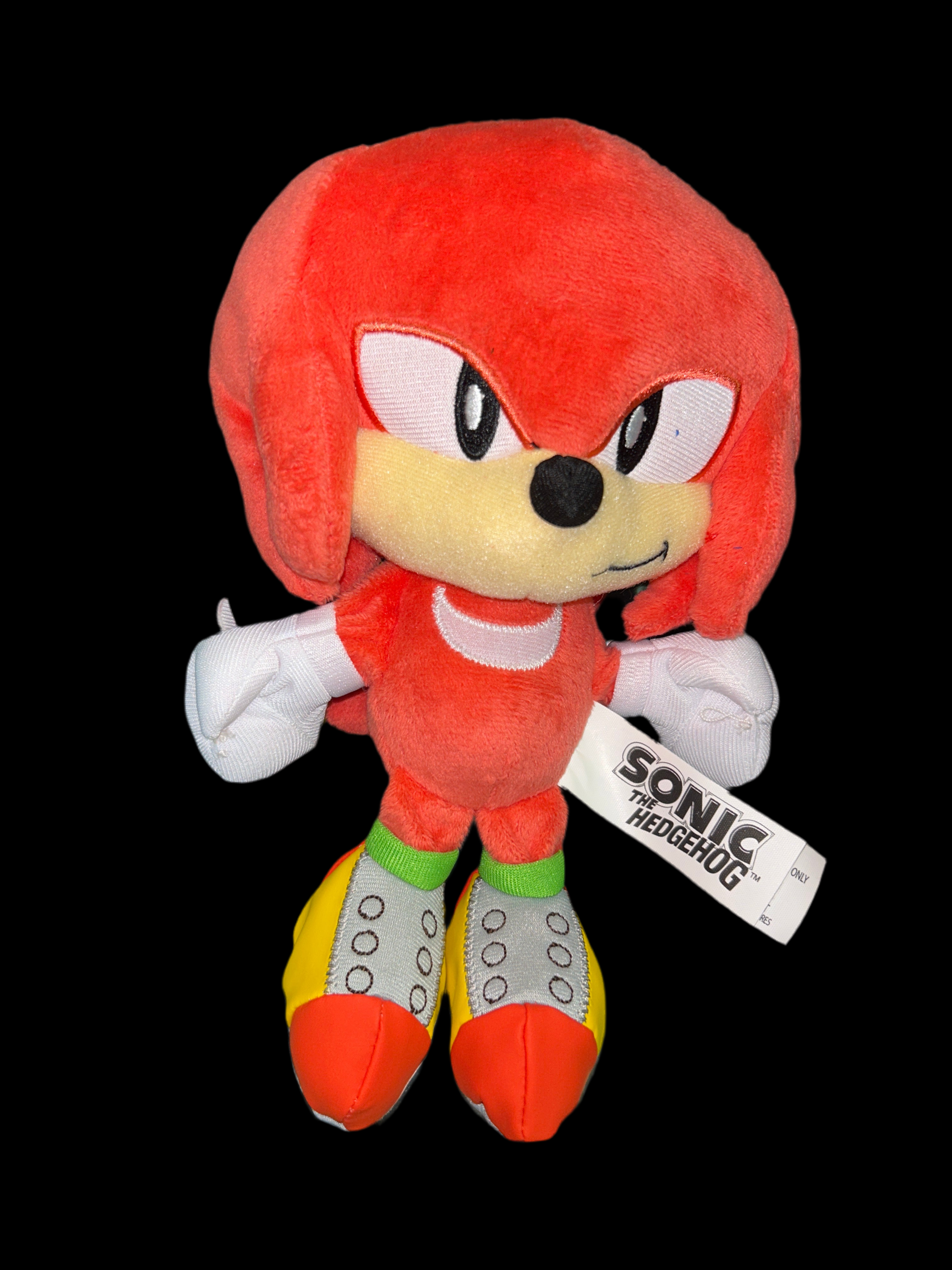 Sonic The Hedgehog Knuckles Plush – 8 Inch Red Stuffed Toy, Soft & New