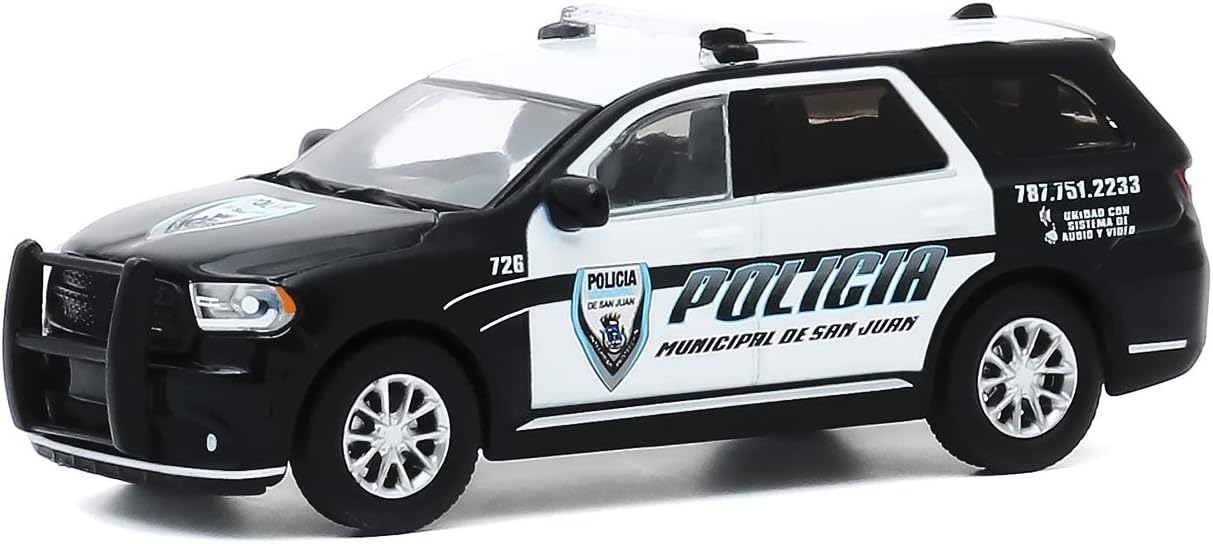 1/64 2018 DODGE DURANGO POLICE - POLICIA MUNICIPAL DE SAN JUAN