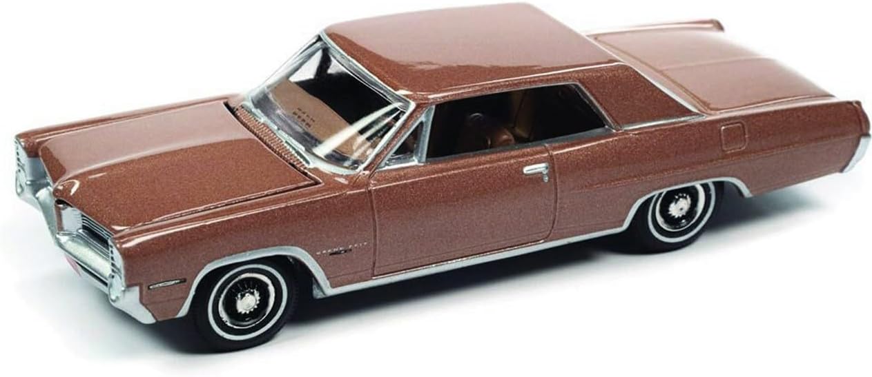 1/64 1964 PONTIAC GRAND PRIX ROYAL BOBCAT SADDLEBRONZE METALLIC - VINTAGE MUSCLE