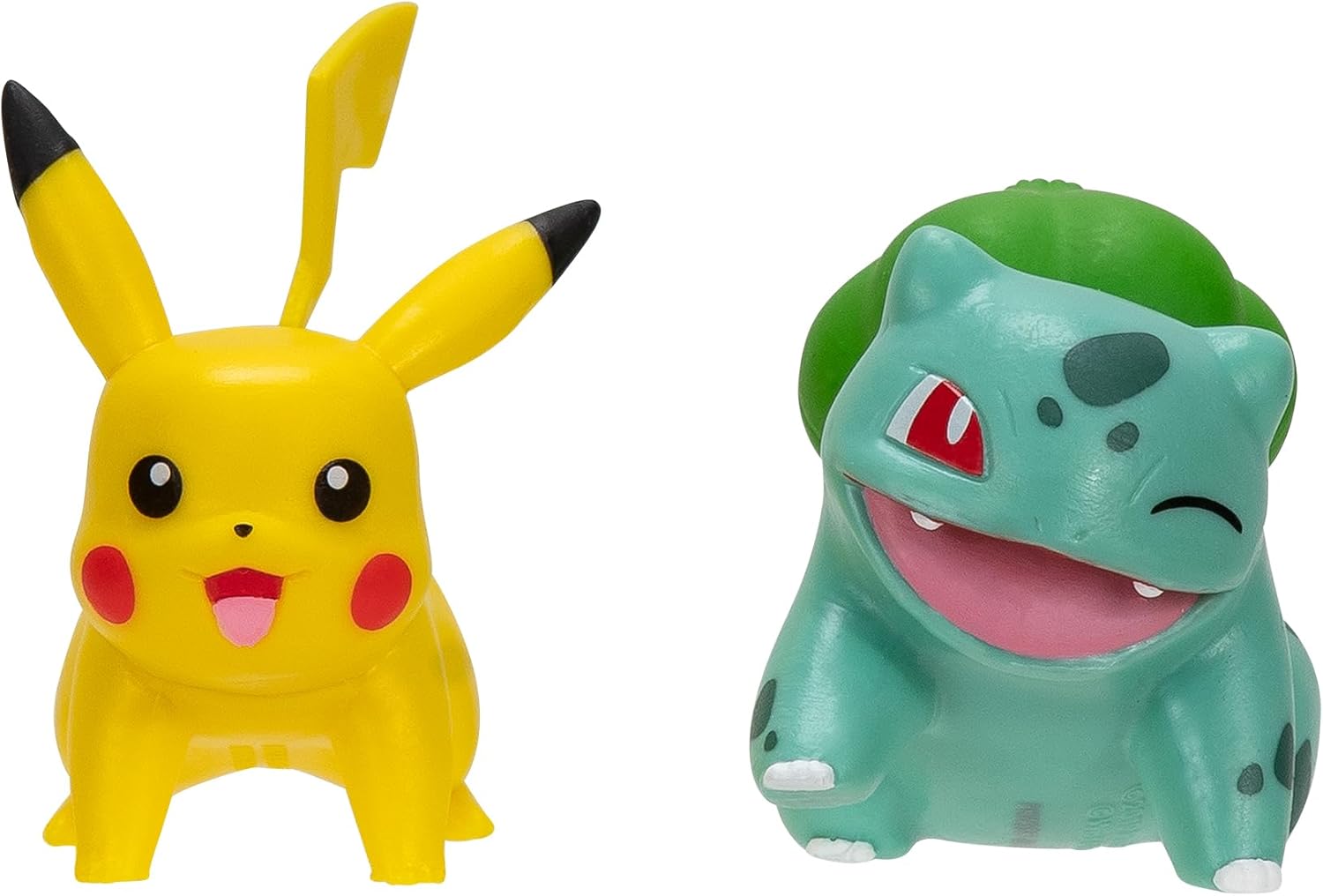 POKEMON BATTLE FIGURE FIRST PARTNER 2 PACK - 2 INCH BULBASAUR AND PIKACHU BATTLE FIGURES
