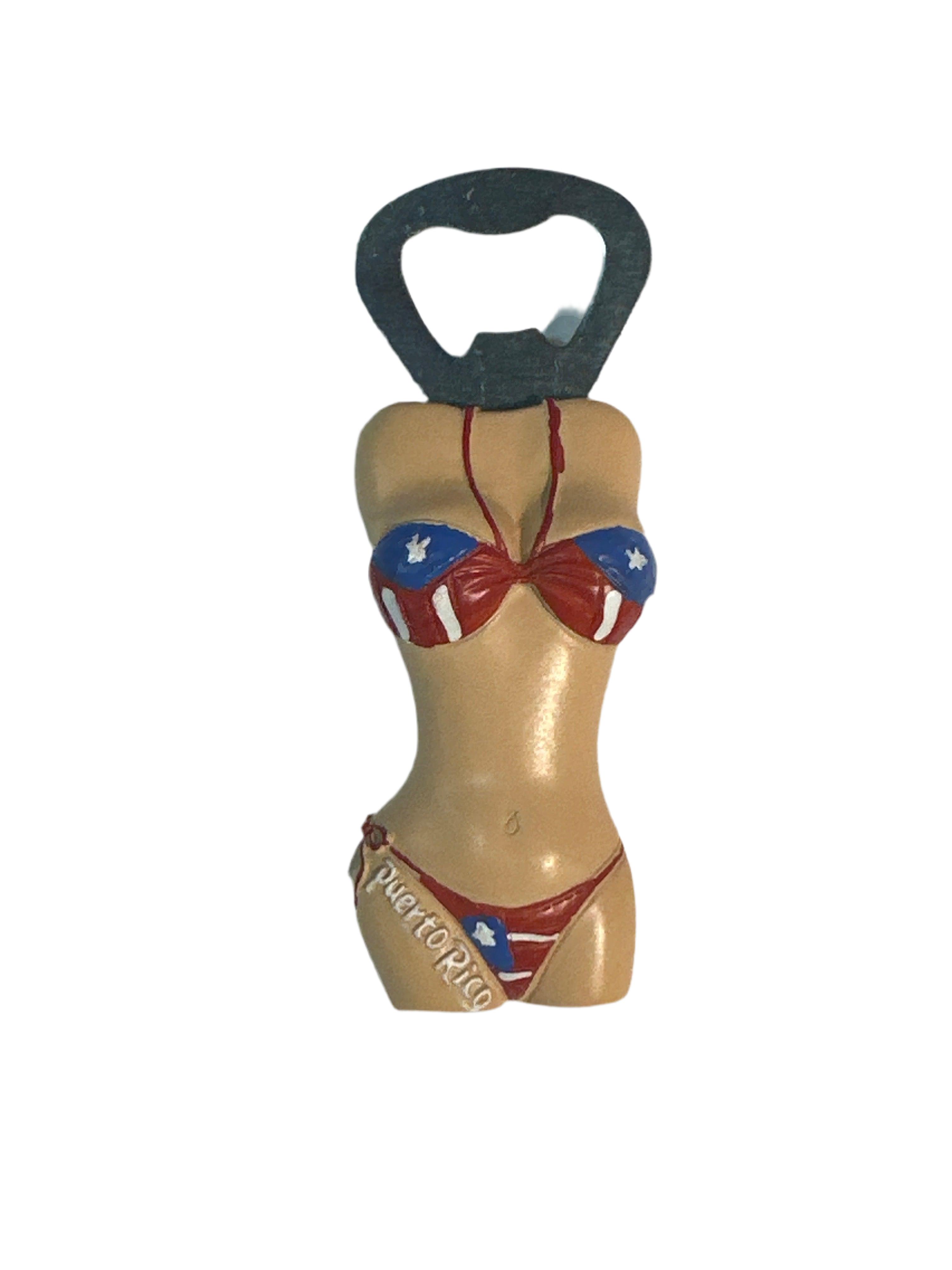 MAGNET - BOTTLE OPENER PUERTO RICAN WOMEN IN BIKINI