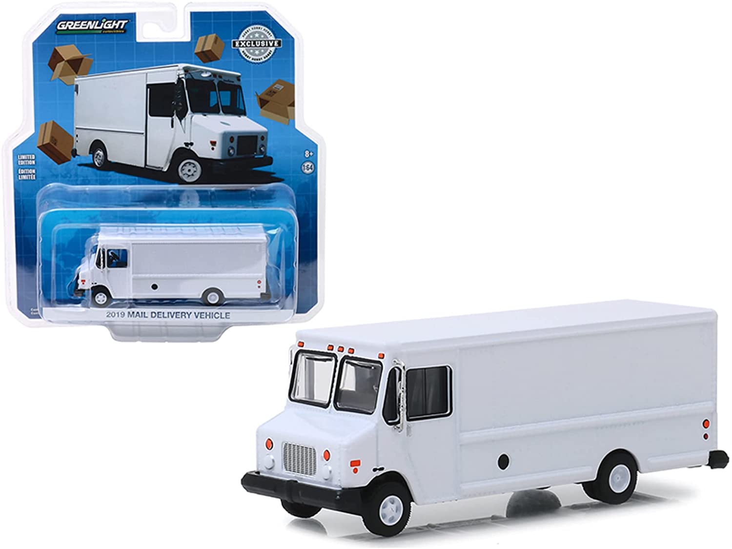 1/64 2019 MAIL DELIVERY VEHICLE WHITE HOBY EXCLUSIVE