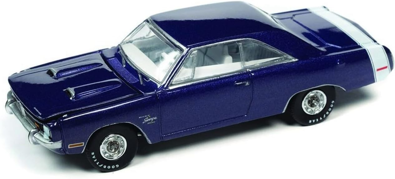 1/64 1971 DODGE DART SWINGER 340 SPECIAL PLUM CRAZY PURPLE METALLIC - VINTAGE MUSCLE
