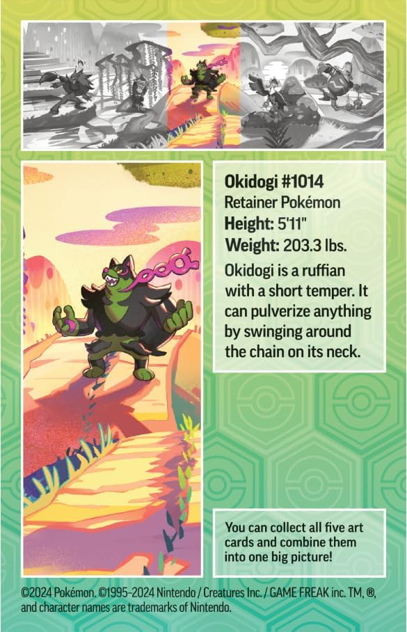 POKEMON SCARLET & VIOLET “SHROUDED FABBLE” MINI TIN - OKIDOGI