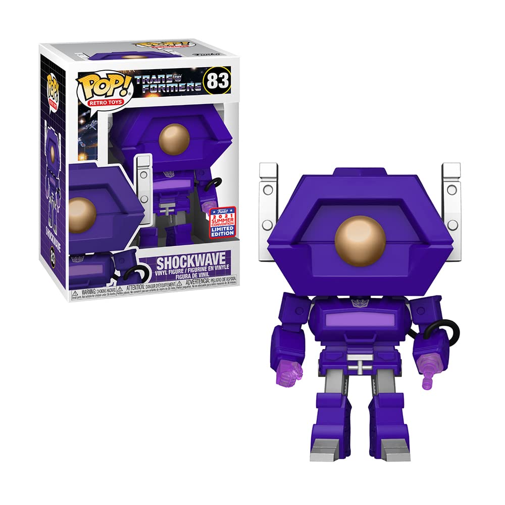 TRANS FORMERS SHOCKWAVE FUNKO POP #83 FUNKO 2021 SUMMER CONVENTION LIMITED EDITION