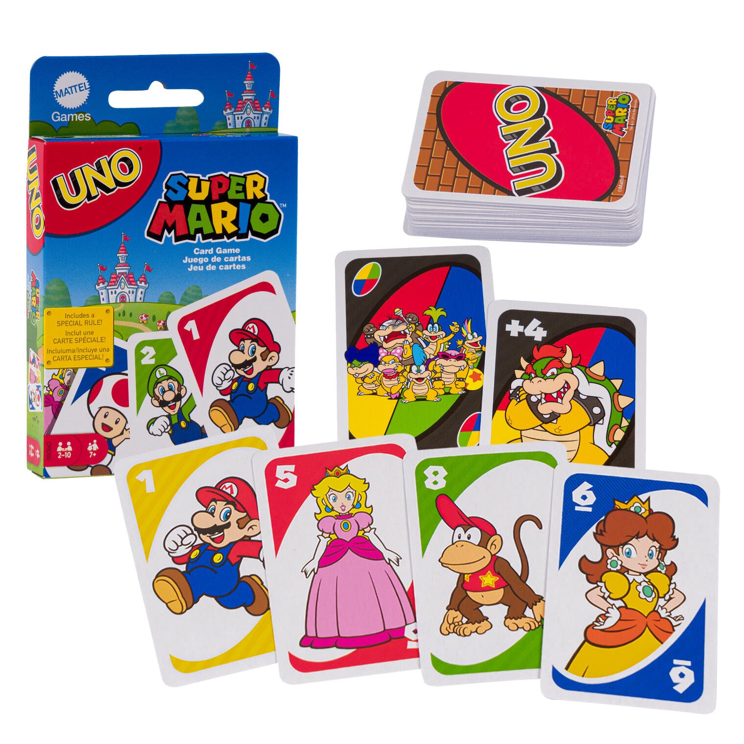 CARTAS DE JUEGO DE UNO SUPER MARIO