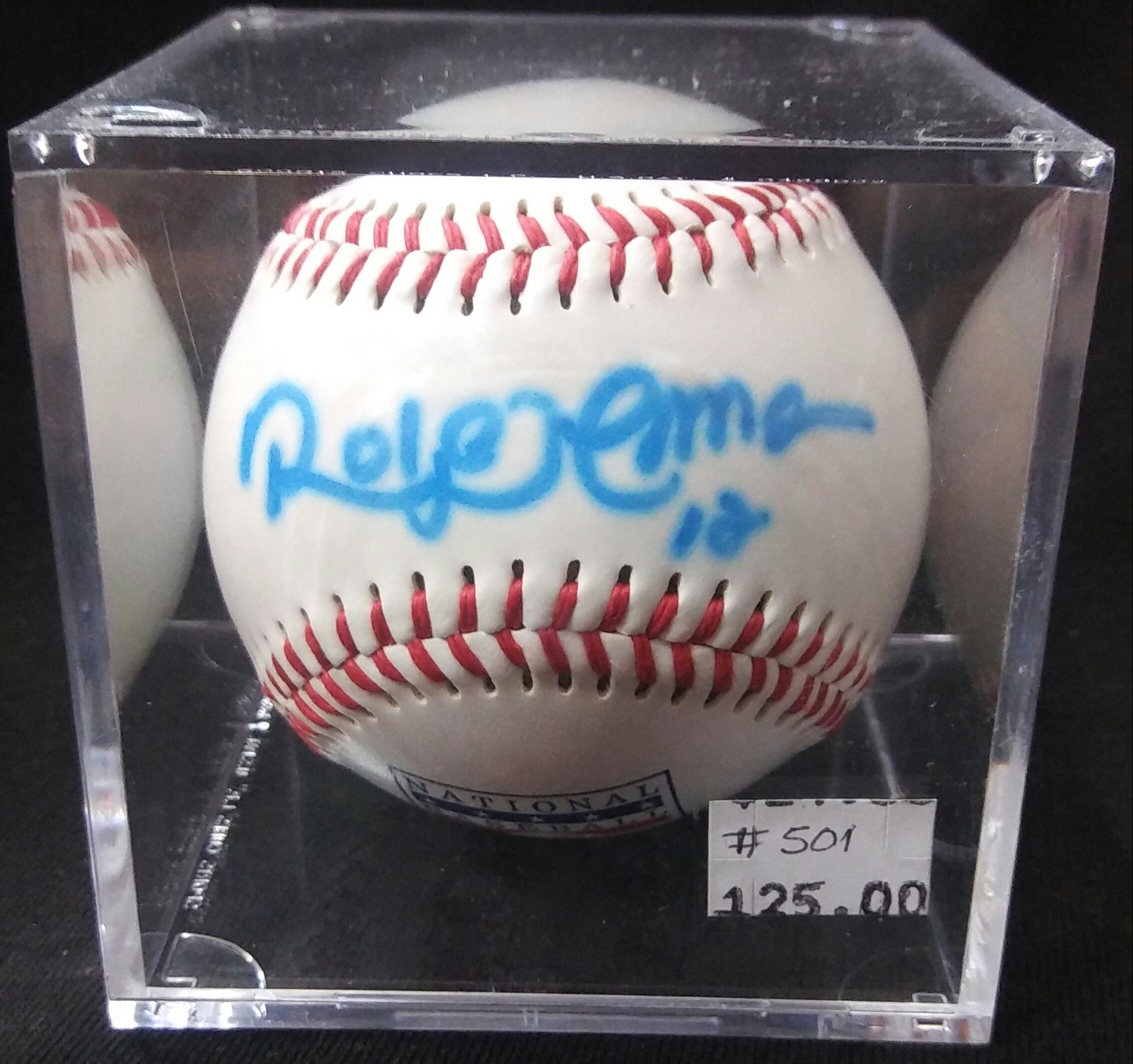 Bola de baseball autografiada por ....