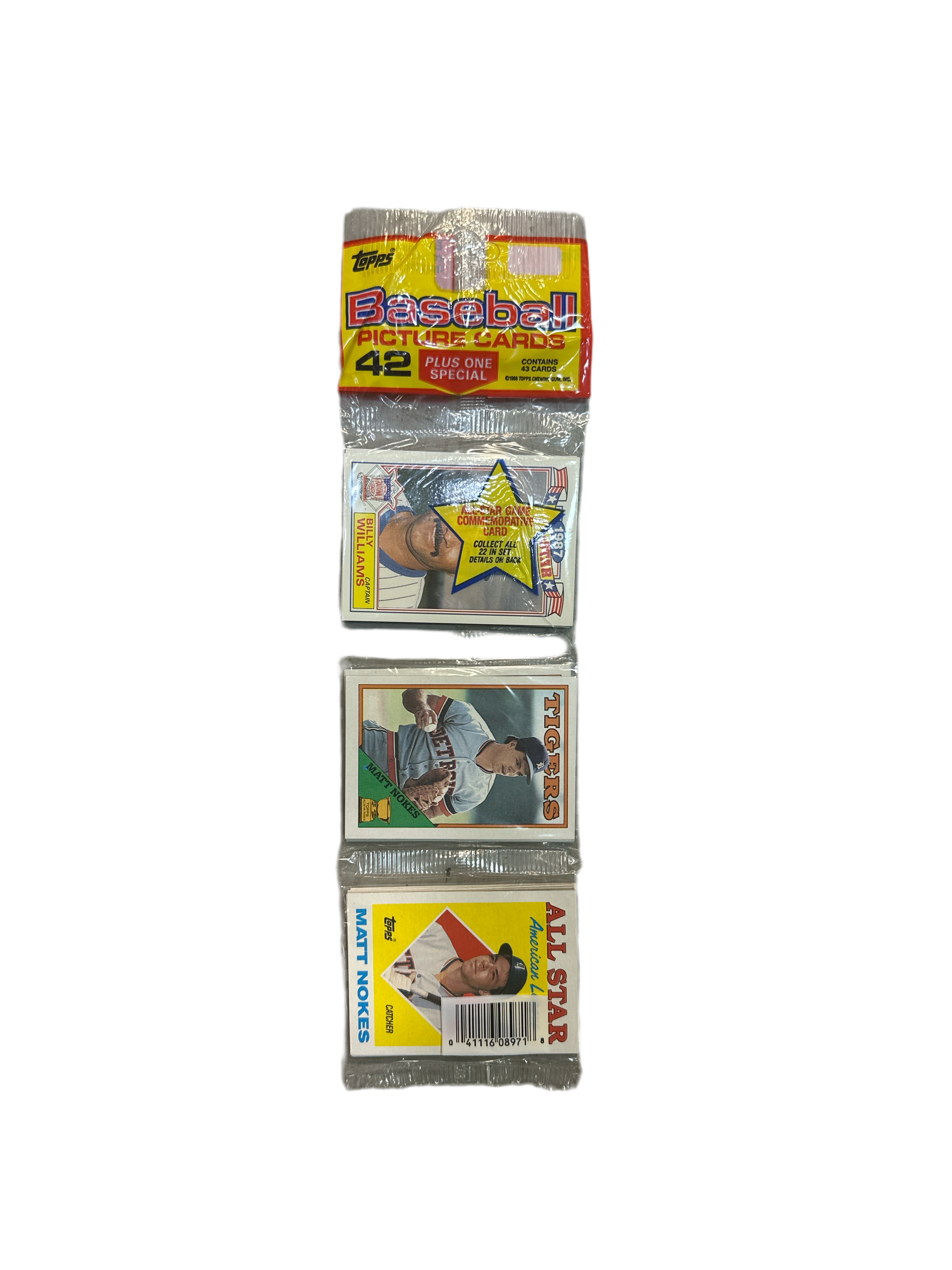 1988 TOPPS BASEBALL 42 CARSD PER PACK