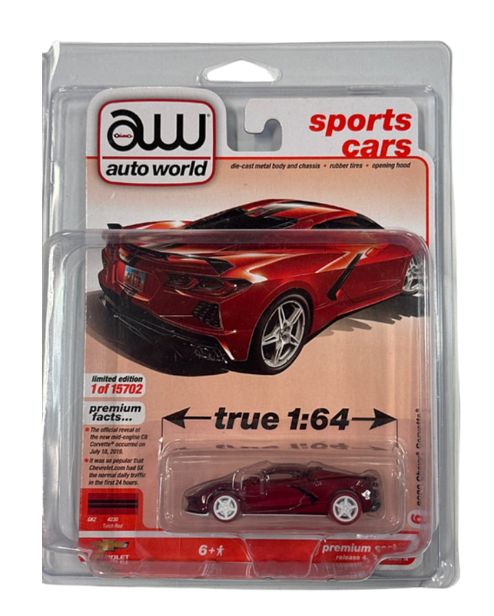 1:64 AW AUTOWORLD 2020 CHEVY CORVETTE "CHASE" *RARE*
