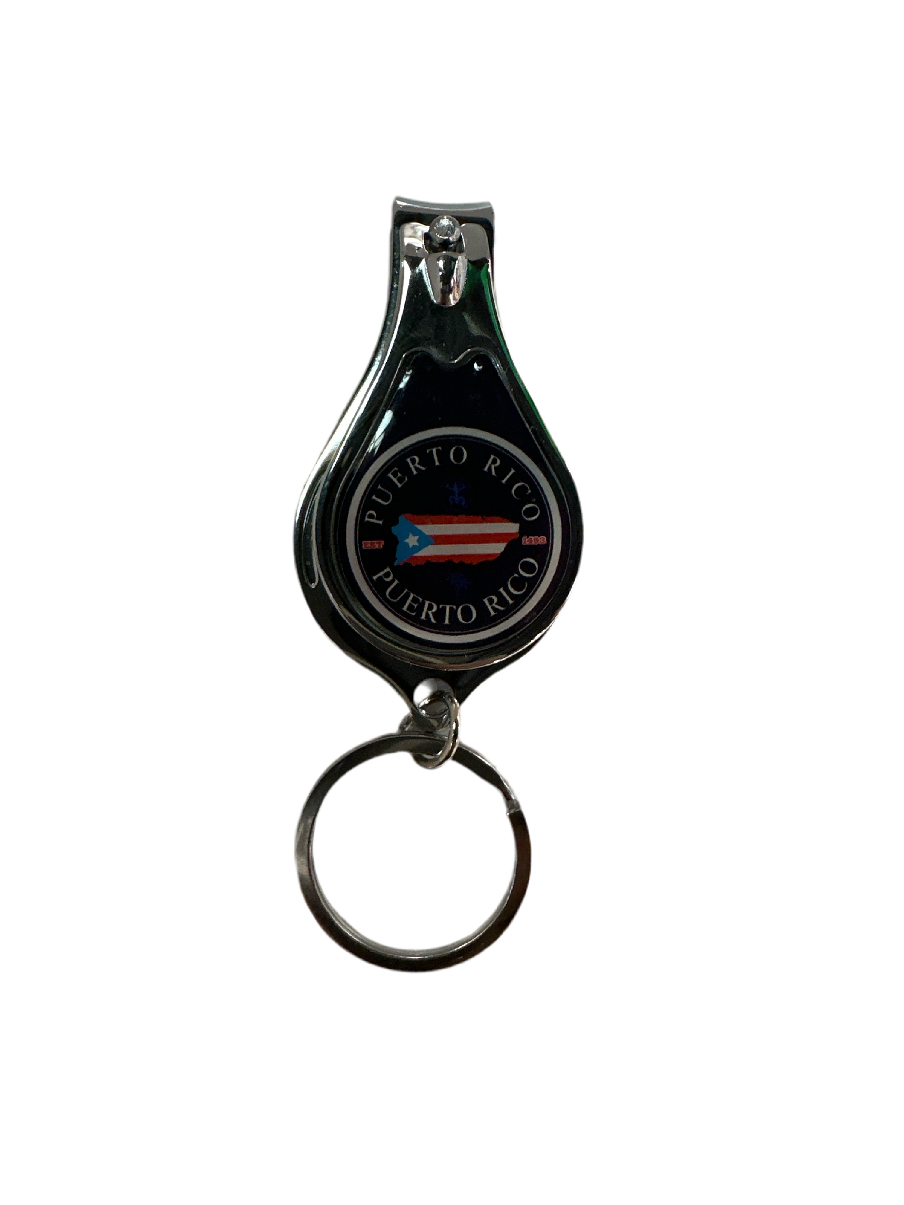 NAIL CLIPPER KEYCHAIN OF PUERTO RICO