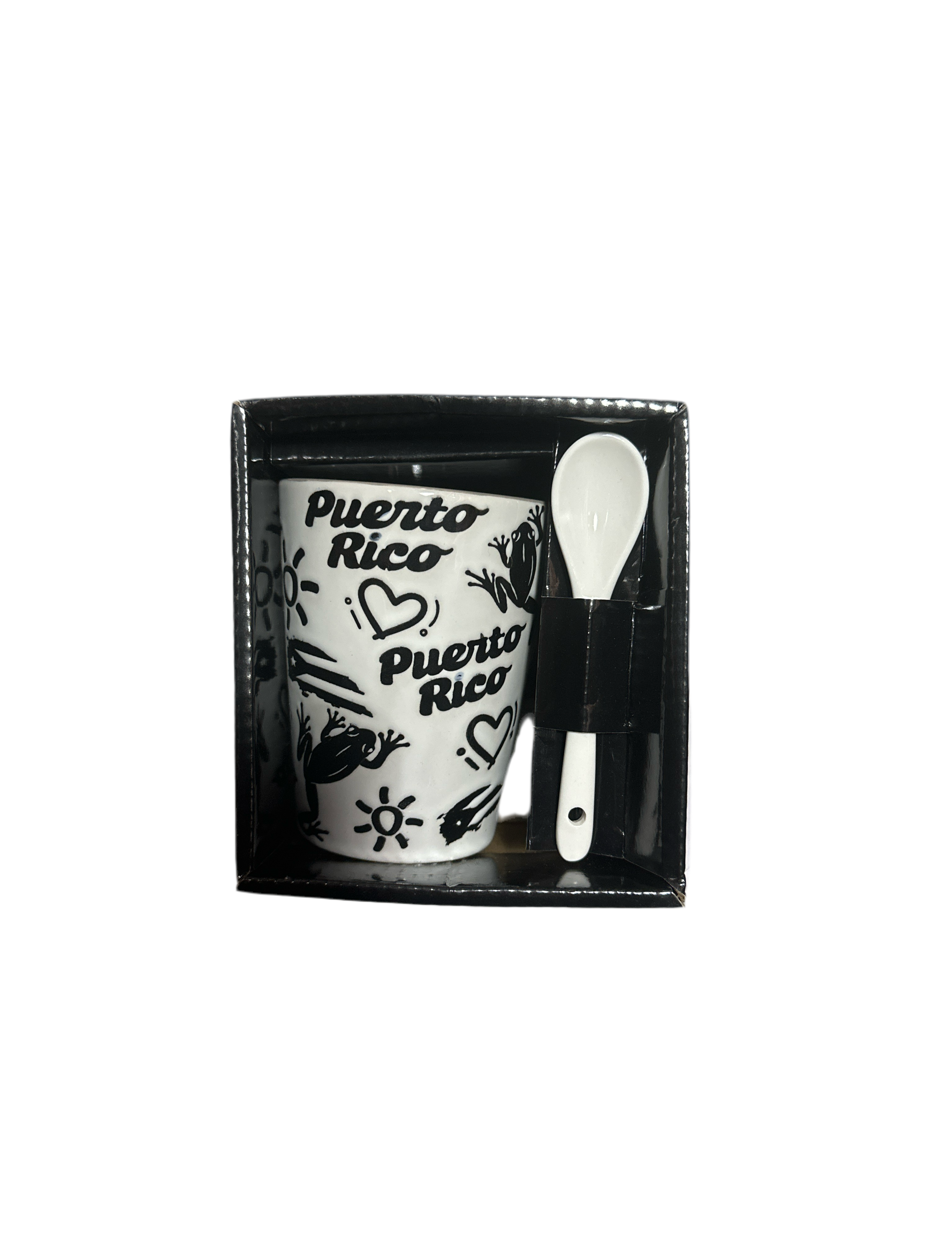 TAZA COQUI & CORAZON PUERTO RICO- COQUI & HEART MUG