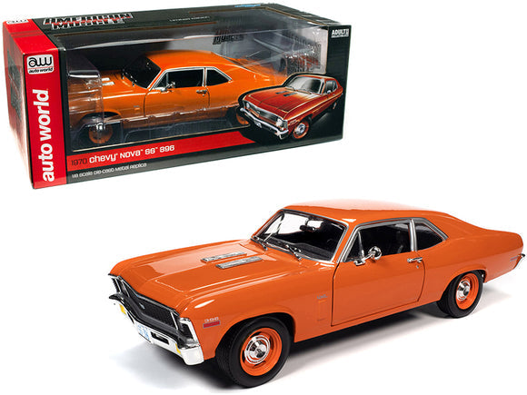1/18 1960 CHEVY NOVA SS 396 HUGGER ORANGE - AMERICAN MUSCLE