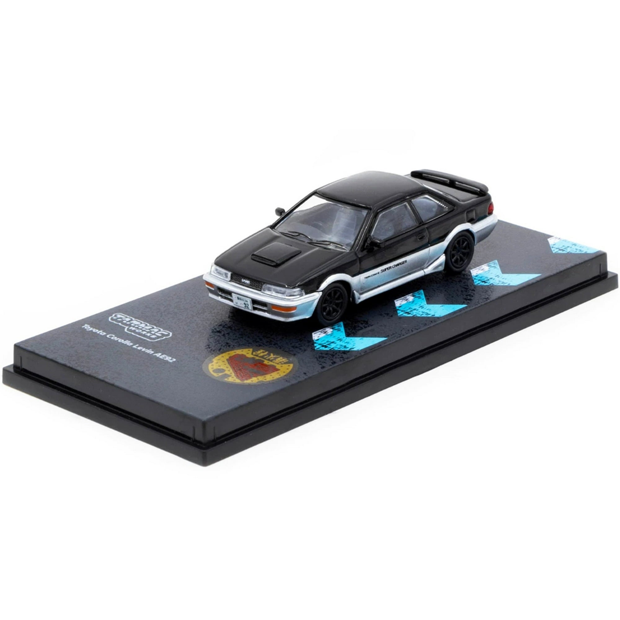 1/64 TOYOTA COROLLA LEVIN AE92 - NEGRO