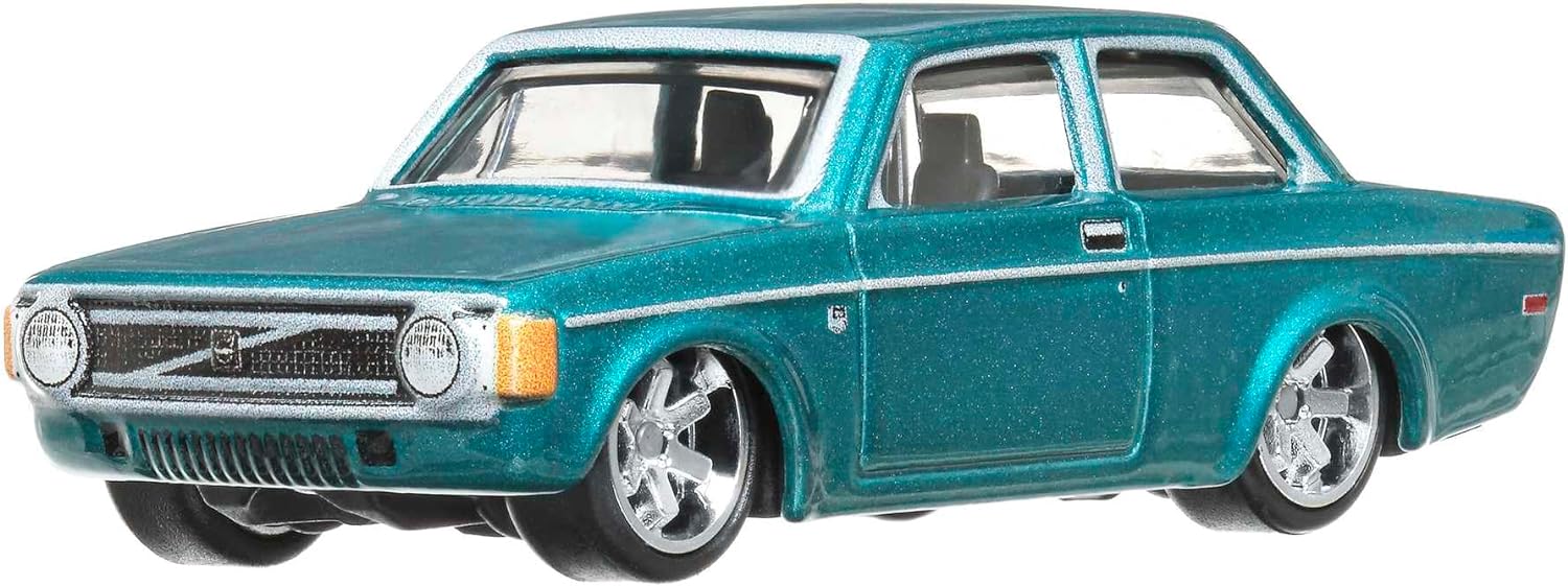 1/64 ‘73 VOLVO 142 GL TURQUOISE METALLIC - "AUTO STRASSE" CAR CULTURE