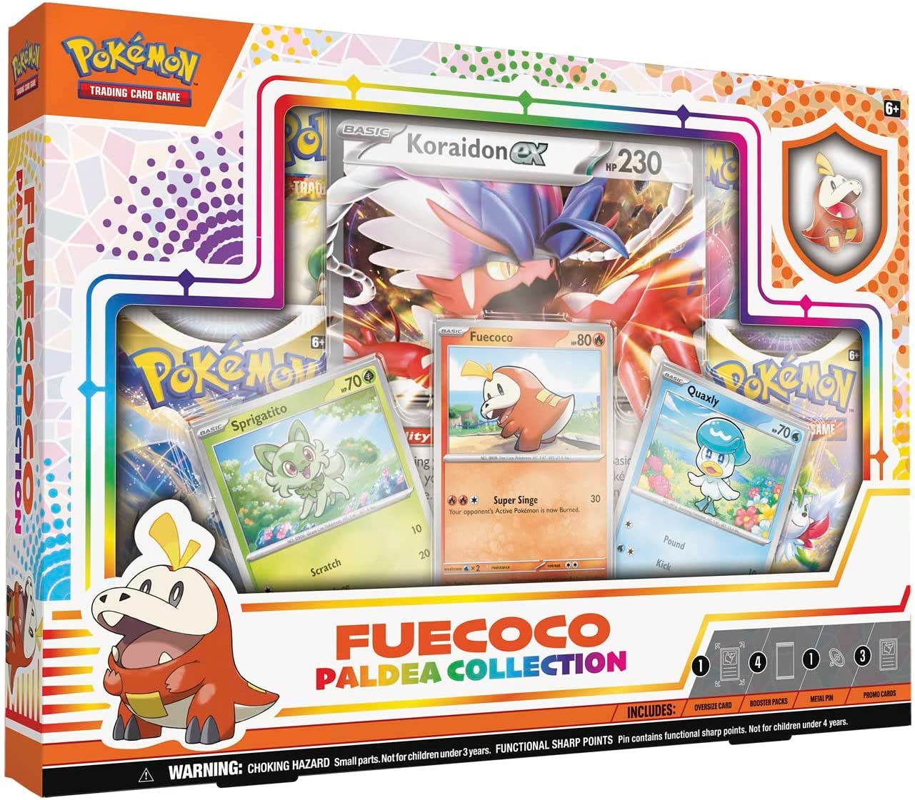 POKEMON TCG: PALDEA PIN COLLECTION - FUECOCO