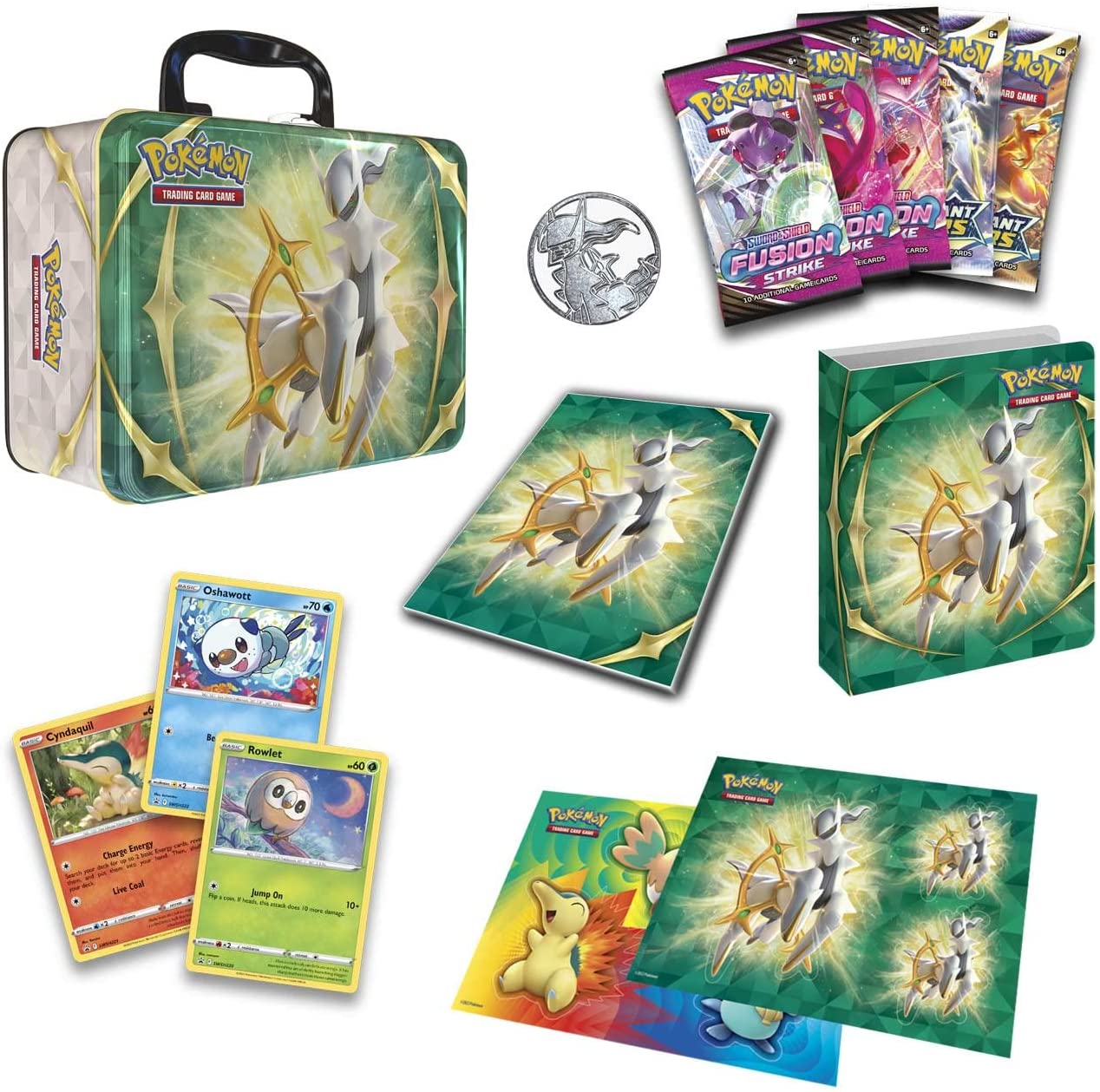 Cofre de coleccionista de Pokémon TCG primavera 2022: Rowlet/Cyndaquil/Oshawott