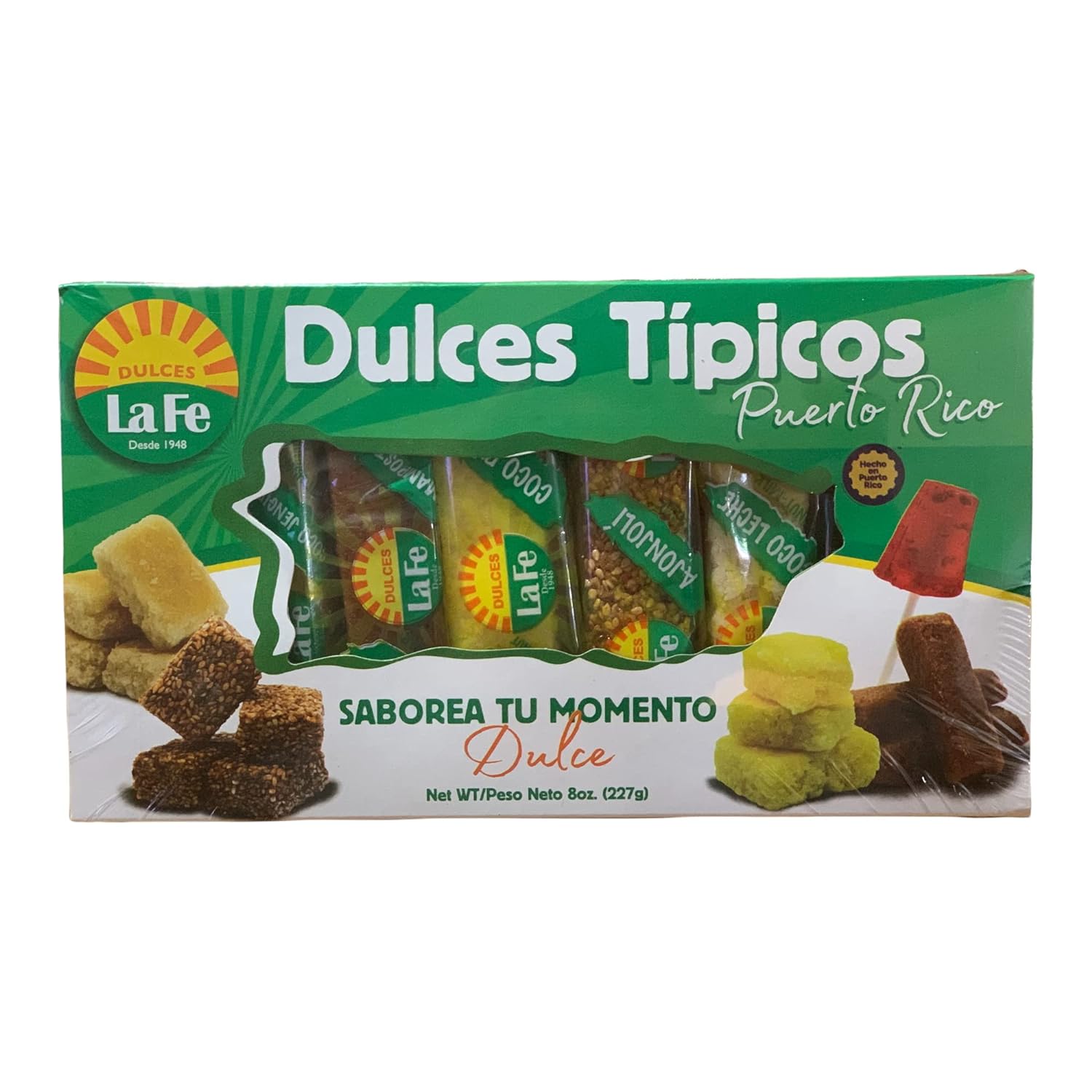 CAJA VARIADA DE DULCES TIPICOS-ASSORTED BOX OF TYPICAL SWEETS