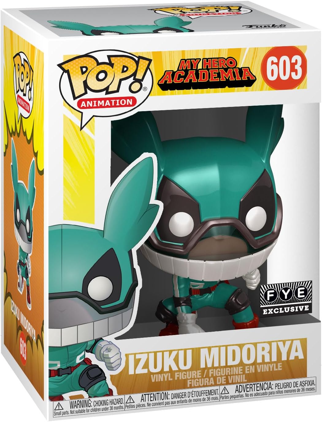 MY HERO ACADEMIA IZUKU MIDORIYA FUNKO POP #603 FYE EXCLUSIVE