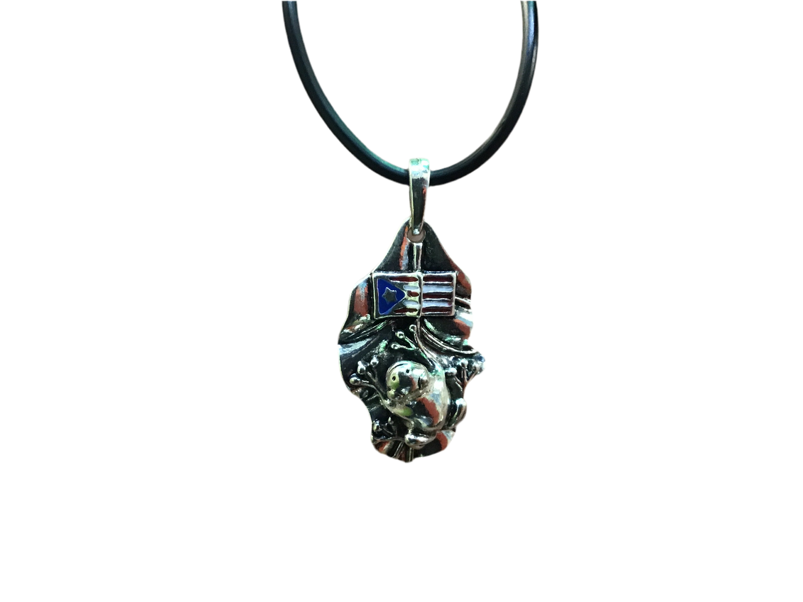 COLLAR DE PUERTO RICO - COQUI HOJA (D-1) # 4943