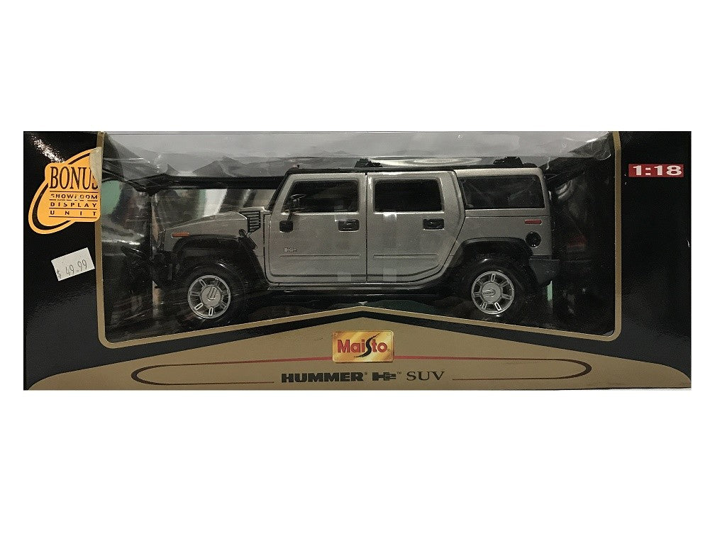1:18 Hummer H2 SUV Gris - Maisto