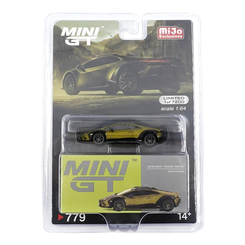 1/64 LAMBORGHINI HURACAN STERRATO VERDE GEA MATT - MINI GT