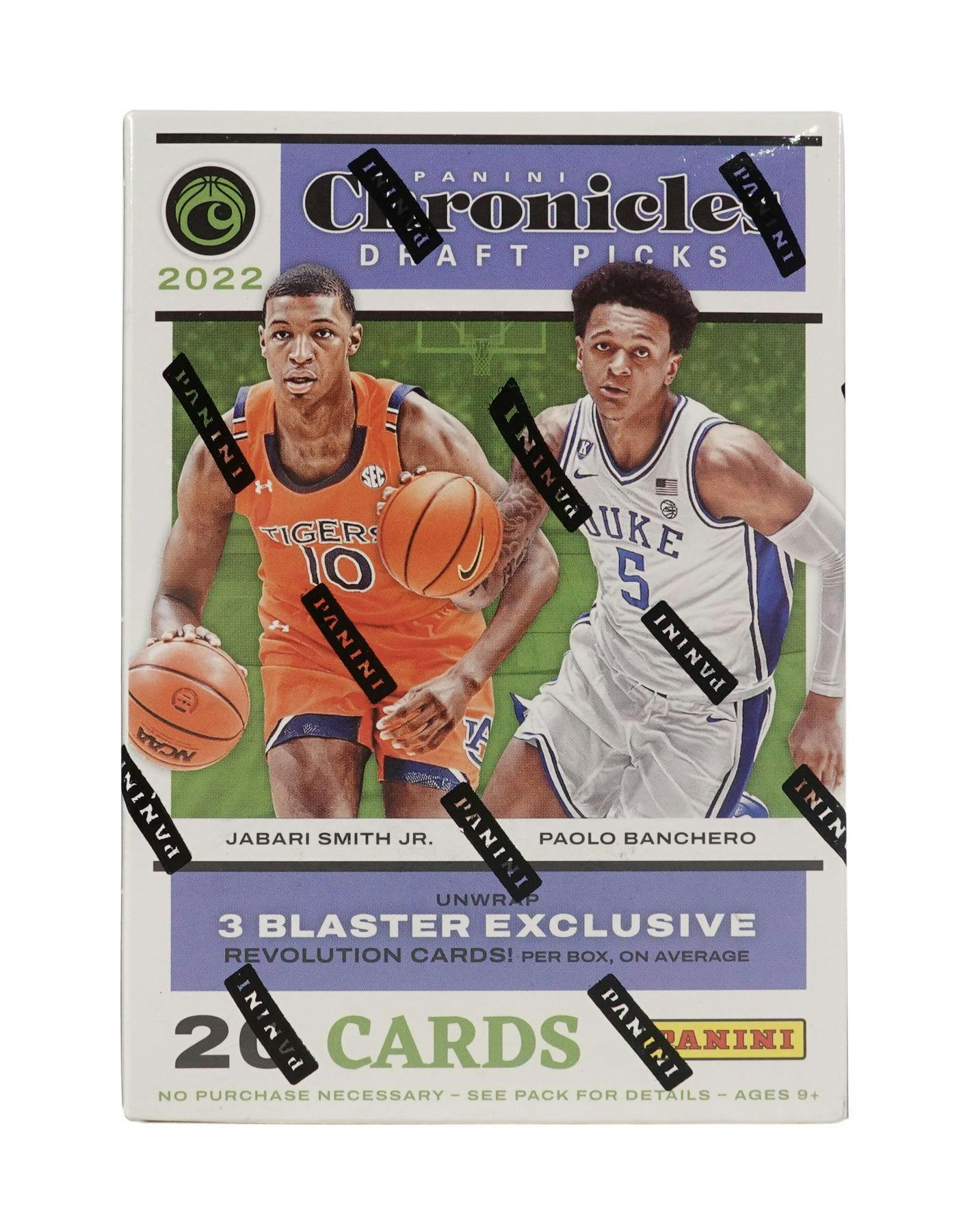 2022/23 PANINI CHRONICLES DRAFT PICKS BASKETBALL 5-PACK BLASTER BOX (PINK PARALLELS!)