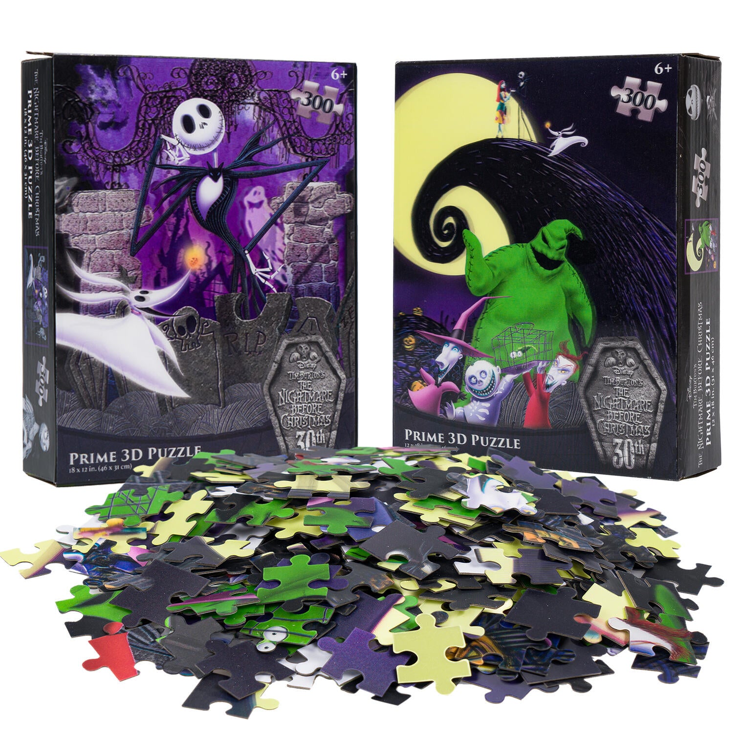 300PCS NIGTHMARE BEFORE CHRISTMAS 3D PUZZLE