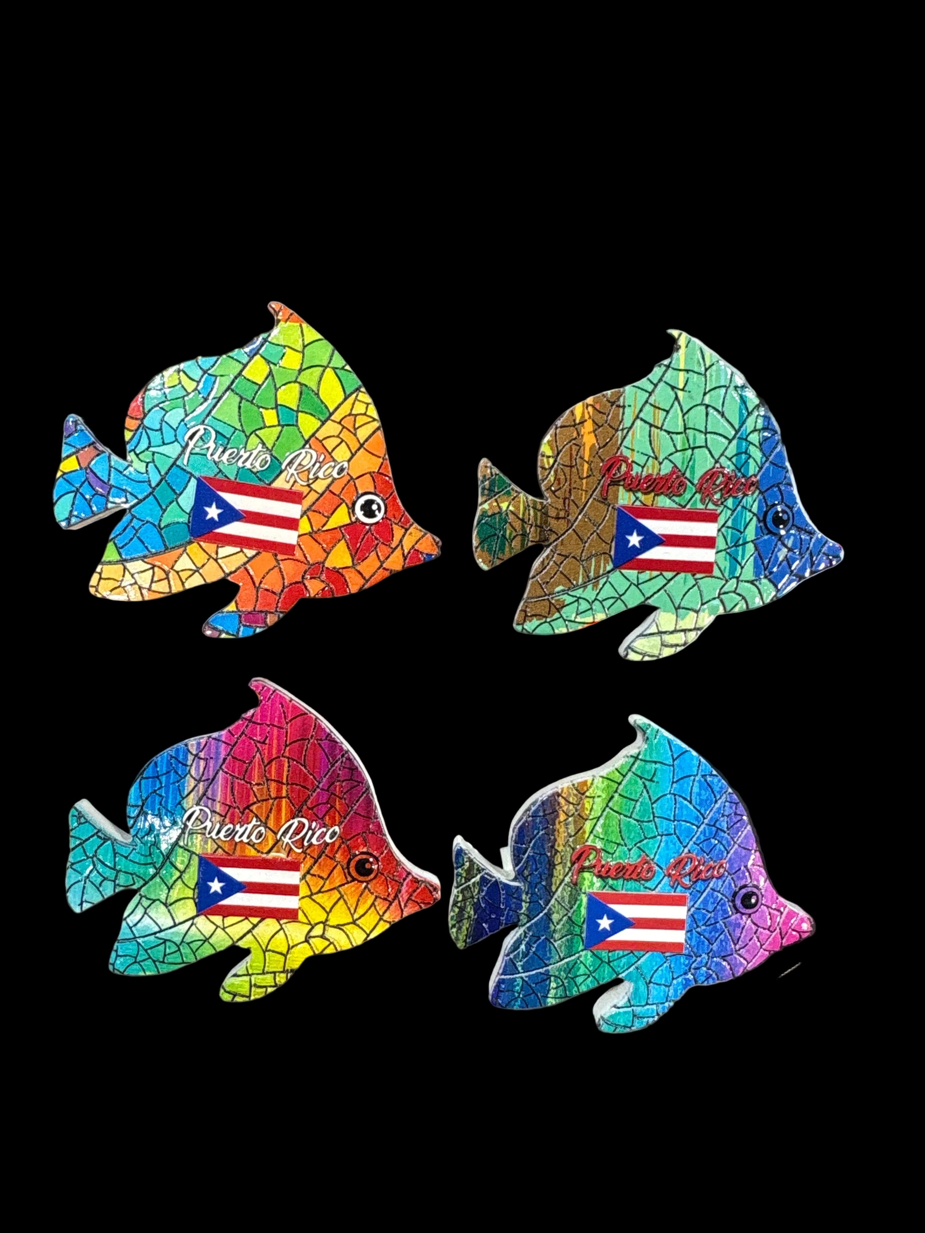 MAGNETO PEZ MOSAICO PUERTO RICO