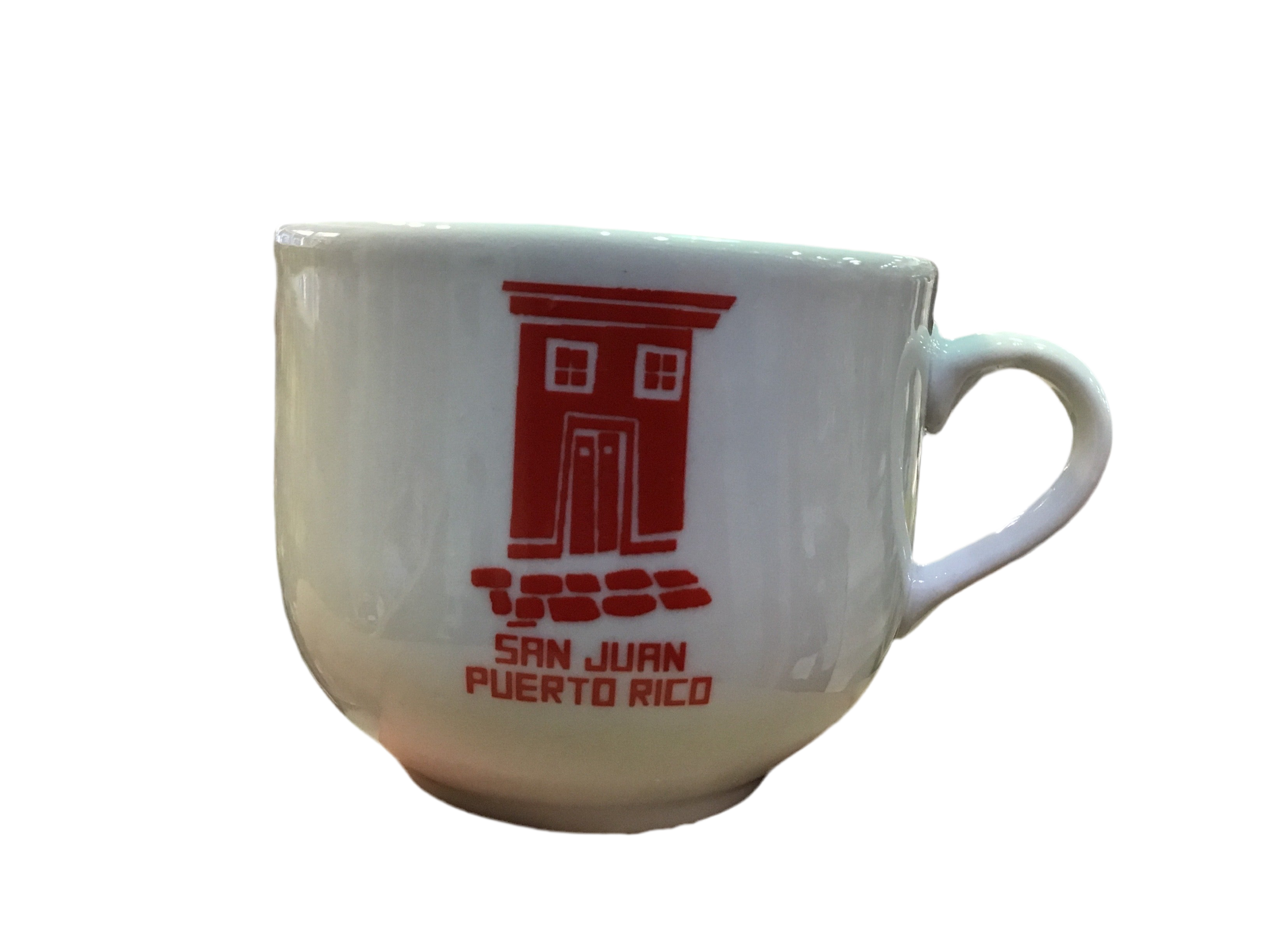 TAZA CON CUCHARA DE PUERTO RICO