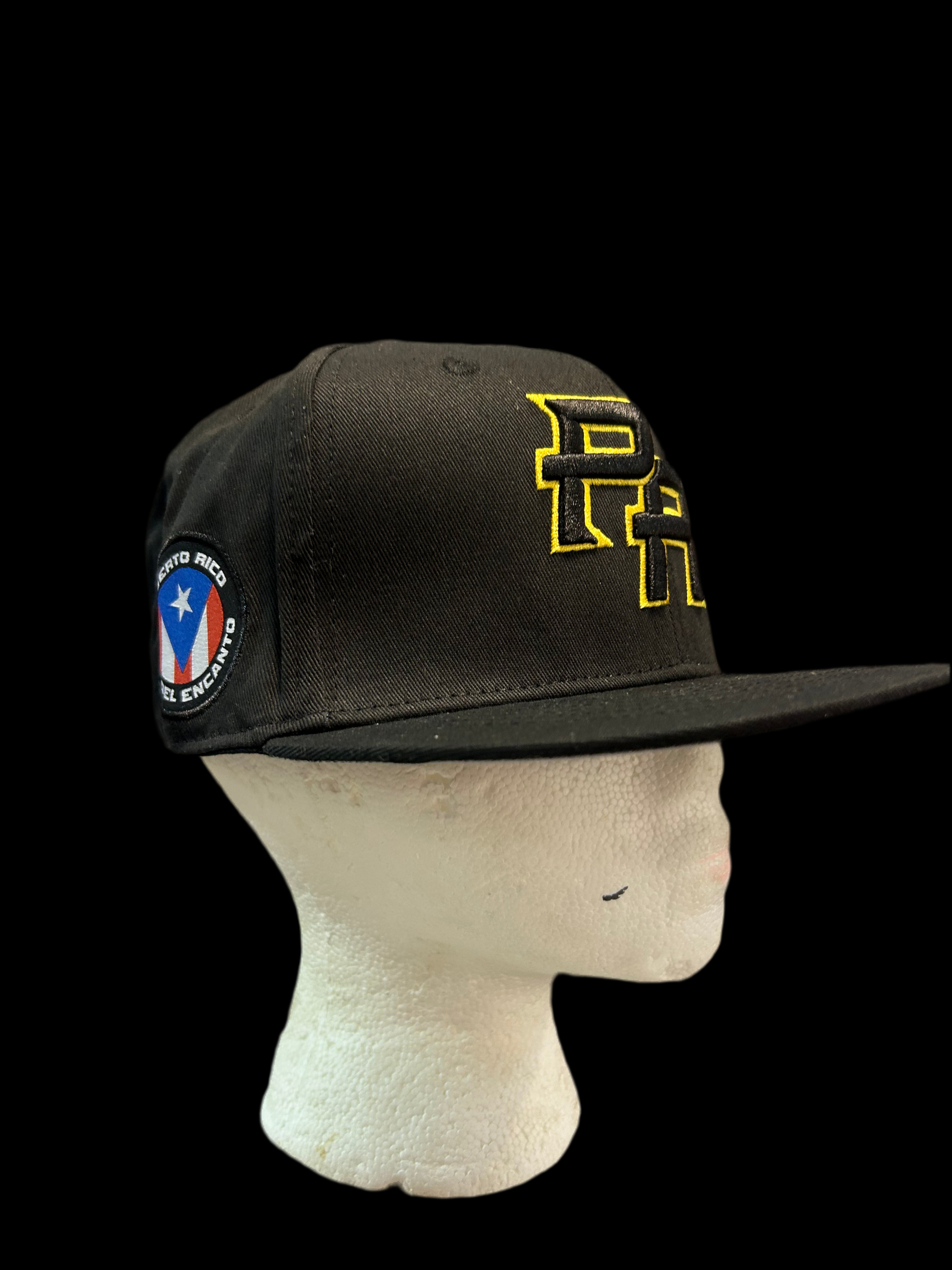 GORRA DE PUERTO RICO NEGRA- PUERTO RICO BLACK CAP