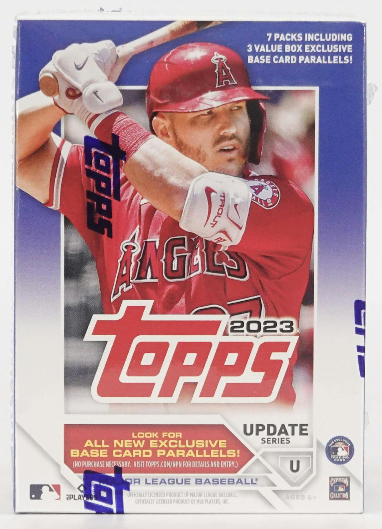 Caja de 7 paquetes de béisbol de la serie de actualización Topps 2023