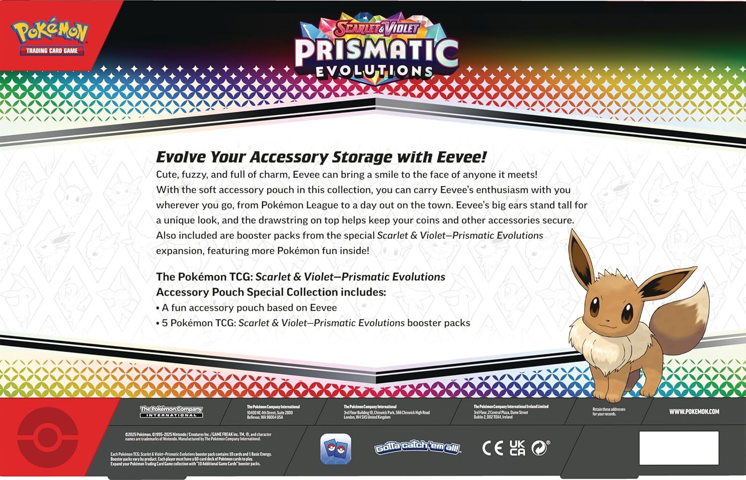PRISMATIC EVOLUTION ACCESORY POUCH SPECIAL COLLECTION - POKEMON
