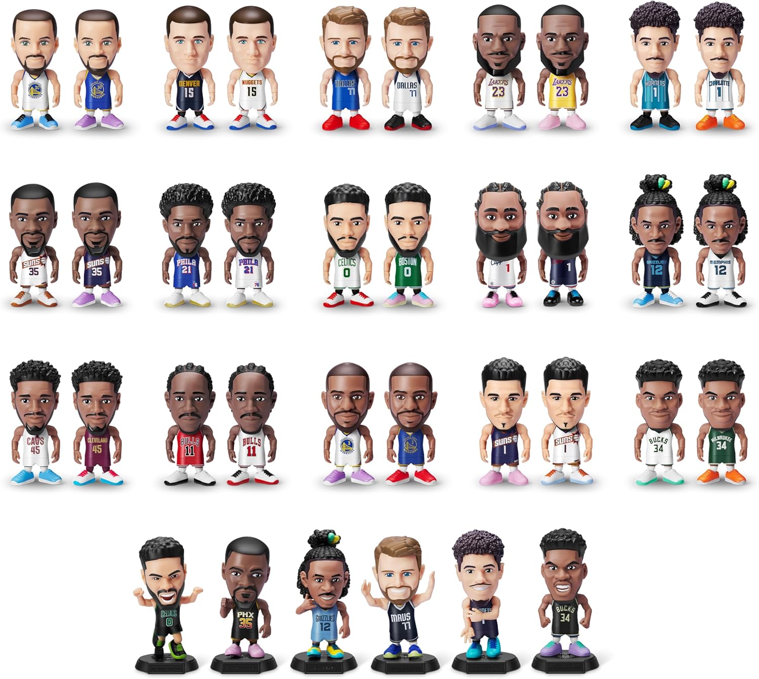SURPRISE MINI BRAND NBA BALLERS SERIES 1 - LUKA DONCIC, LAMELO BALL, JAYSON TATUM -