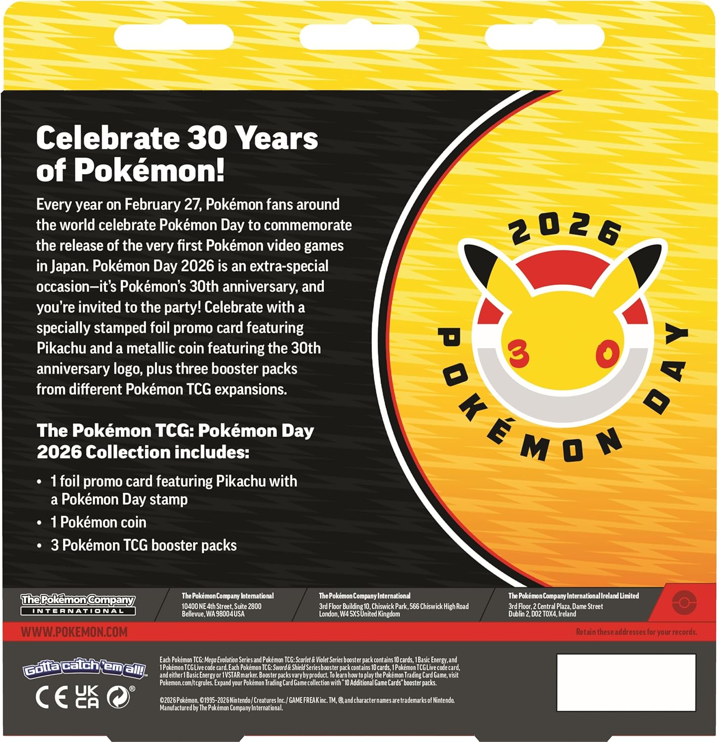 2026 POKEMON DAY COLLECTION