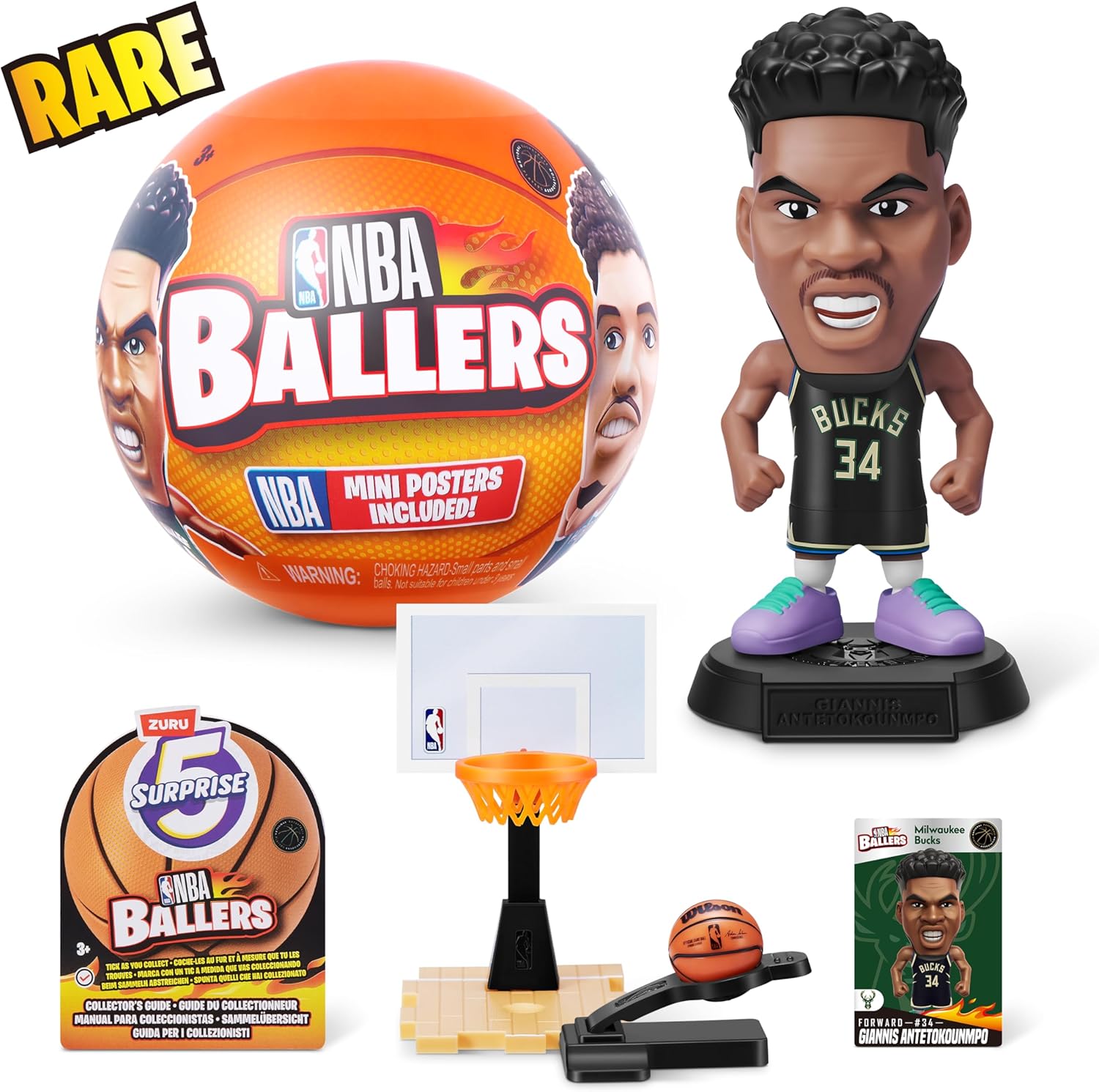 SURPRISE MINI BRAND NBA BALLERS SERIES 1 - LUKA DONCIC, LAMELO BALL, JAYSON TATUM -