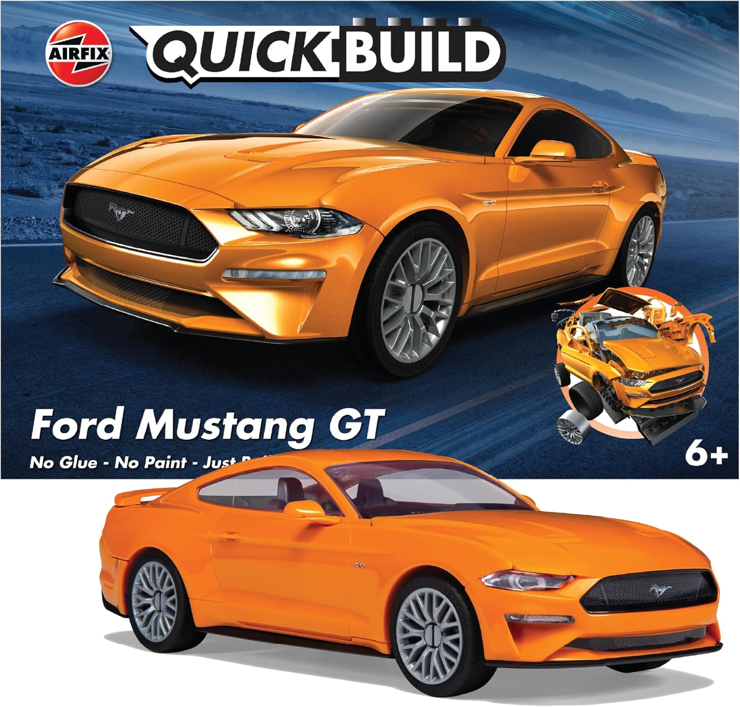 FORD MUSTANG GT AIRFIX J6036 QUICKBUILD PLASTIC MODEL KITS