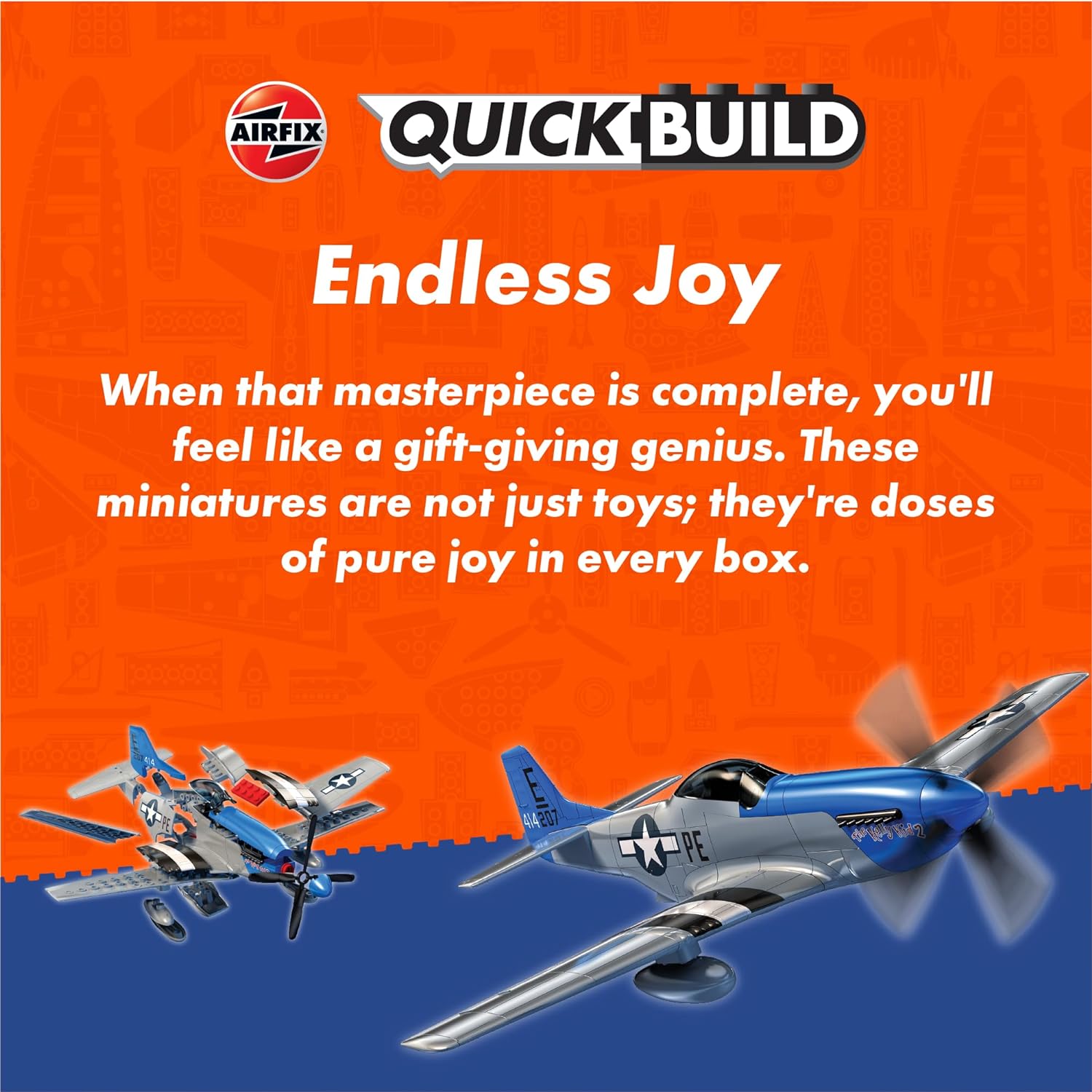 FORD MUSTANG GT AIRFIX J6036 QUICKBUILD PLASTIC MODEL KITS
