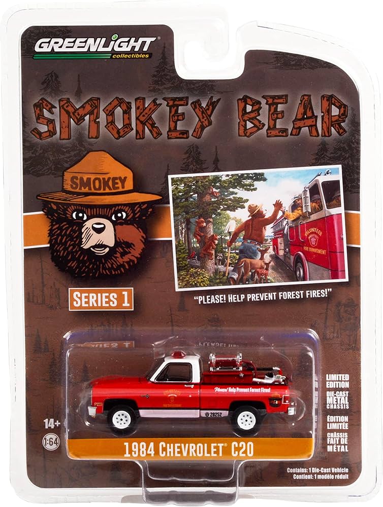 1/64 1984 CHEVROLET C20 - SMOKEY BEAR