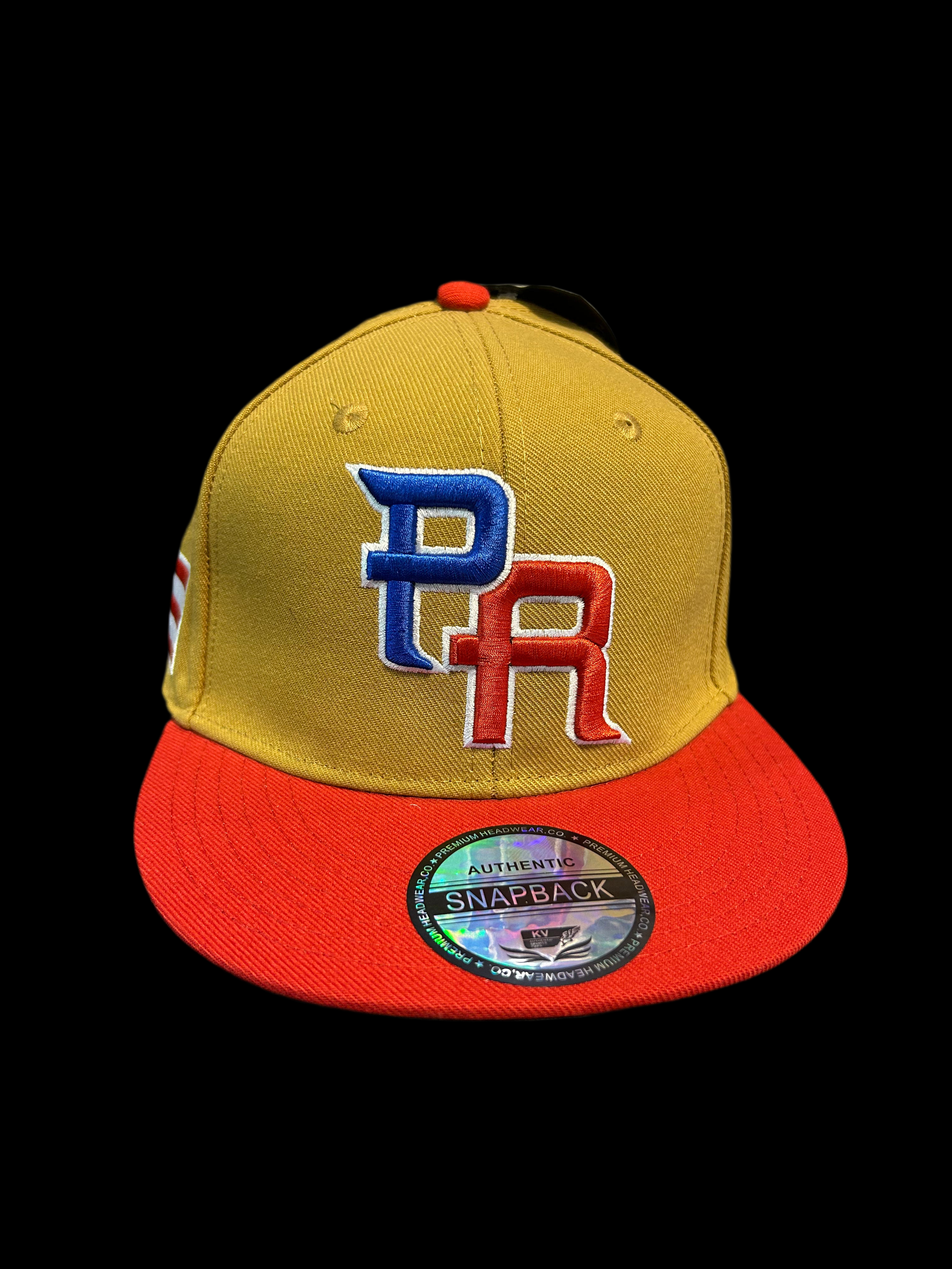 GORRA DE PUERTO RICO ROJA-Y BEIGE- PUERTO RICO RED & BEIGE CAP