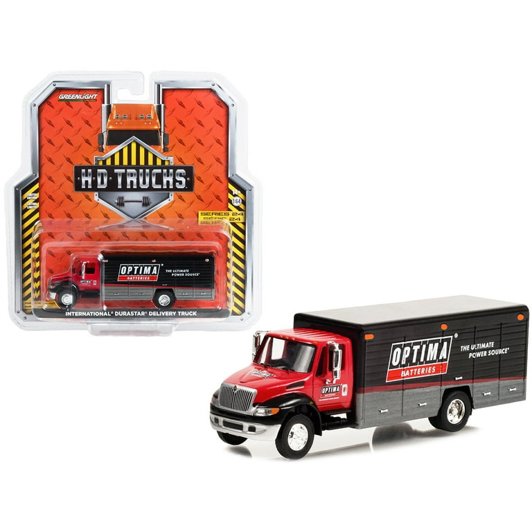 1/64 INTERNATIONAL DURASTAR DELIVERY TRUCK - OPTIMA BATTERIES H.D TRUCKS