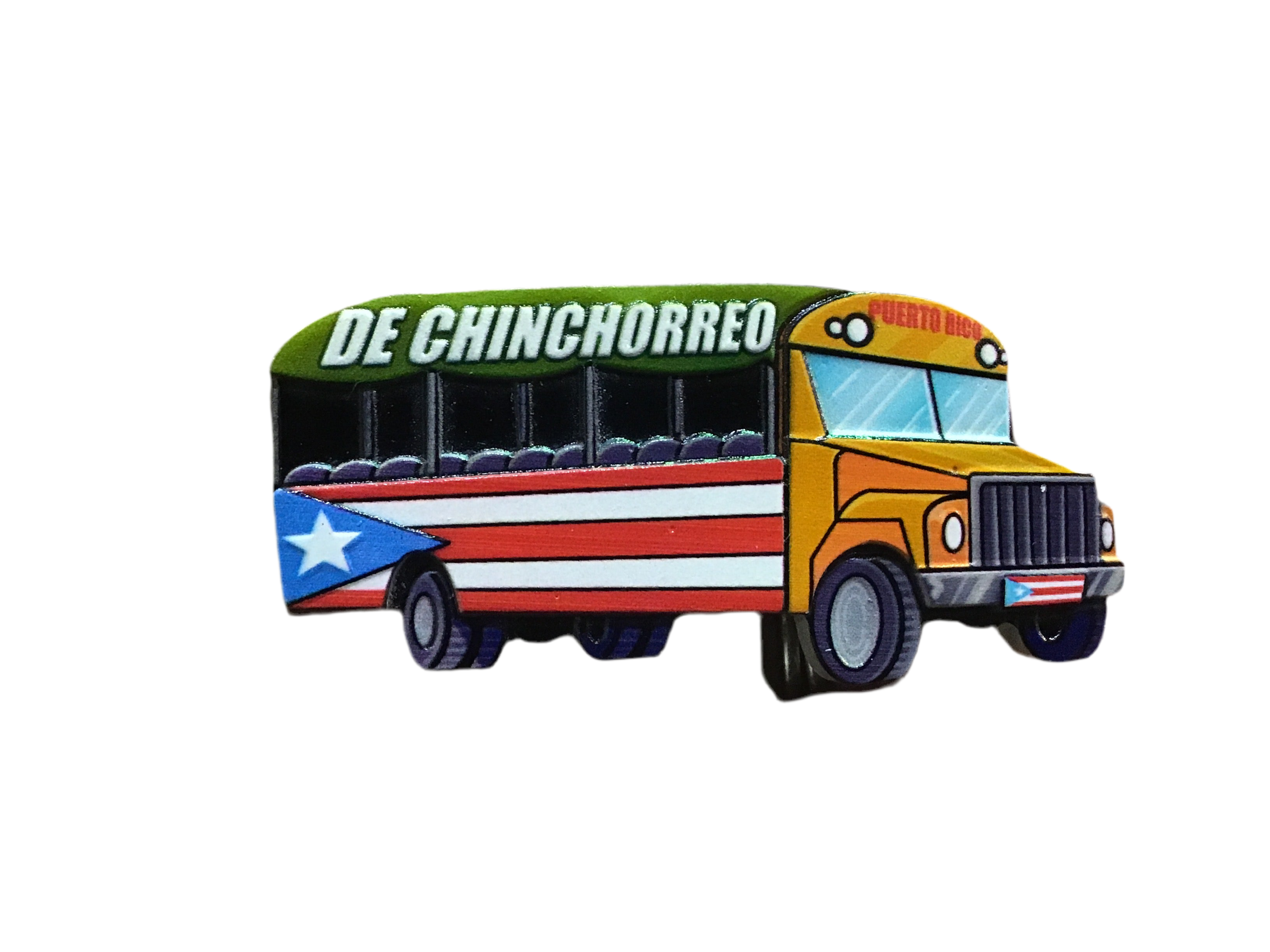 MAGNET BUS CHINCHORRO- MAGNETO PUERTO RICO GUAGUA CHINCHORREO