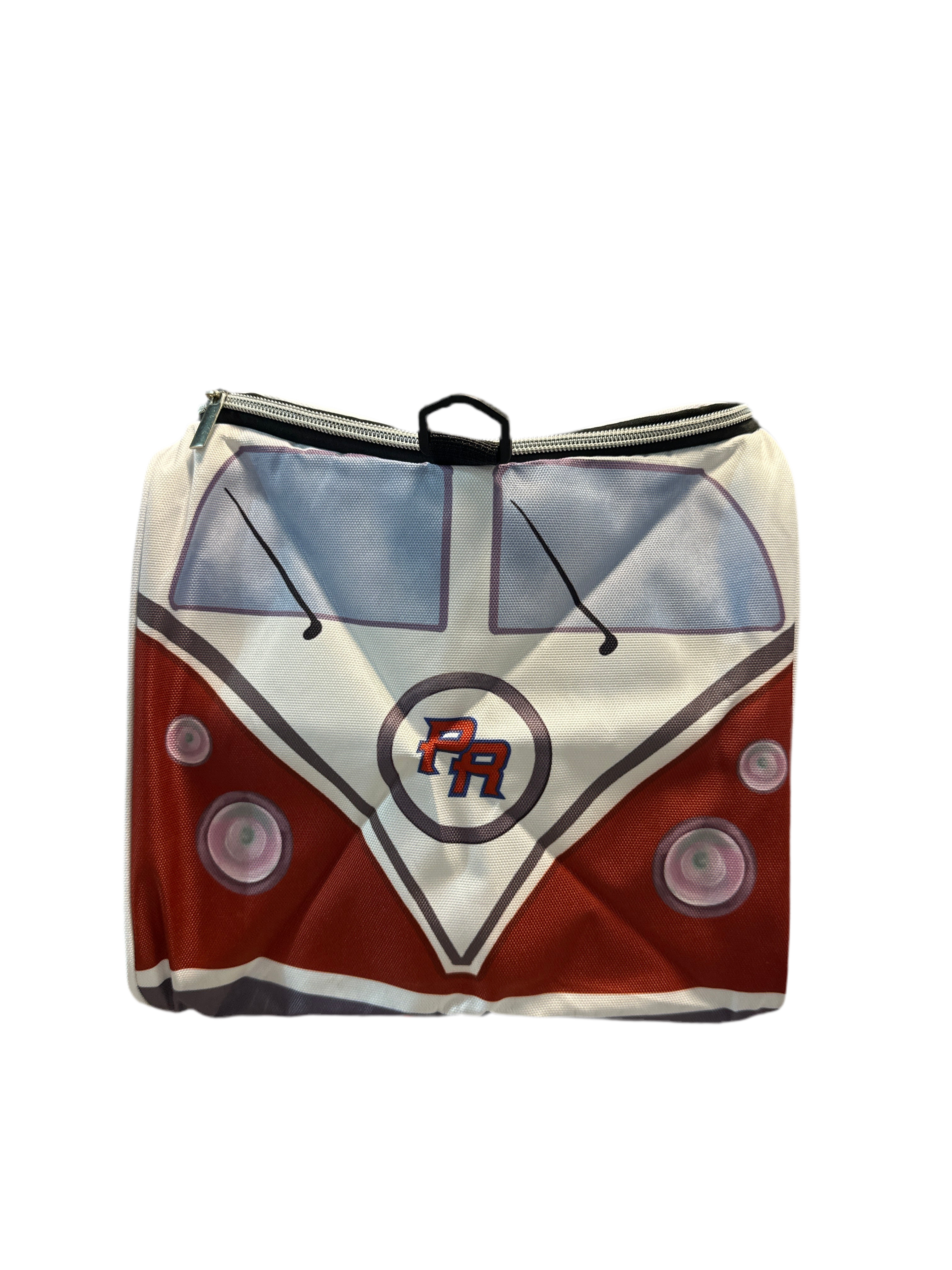 PUERTO RICO VW - VOLKSWAGEN INSULATED COOL-WARM THERMO PICNIC LUNCH BAG BOX FOR FOOD IN T1 BUS DESIGN (25 LITER/ 6.6 GALLONS).