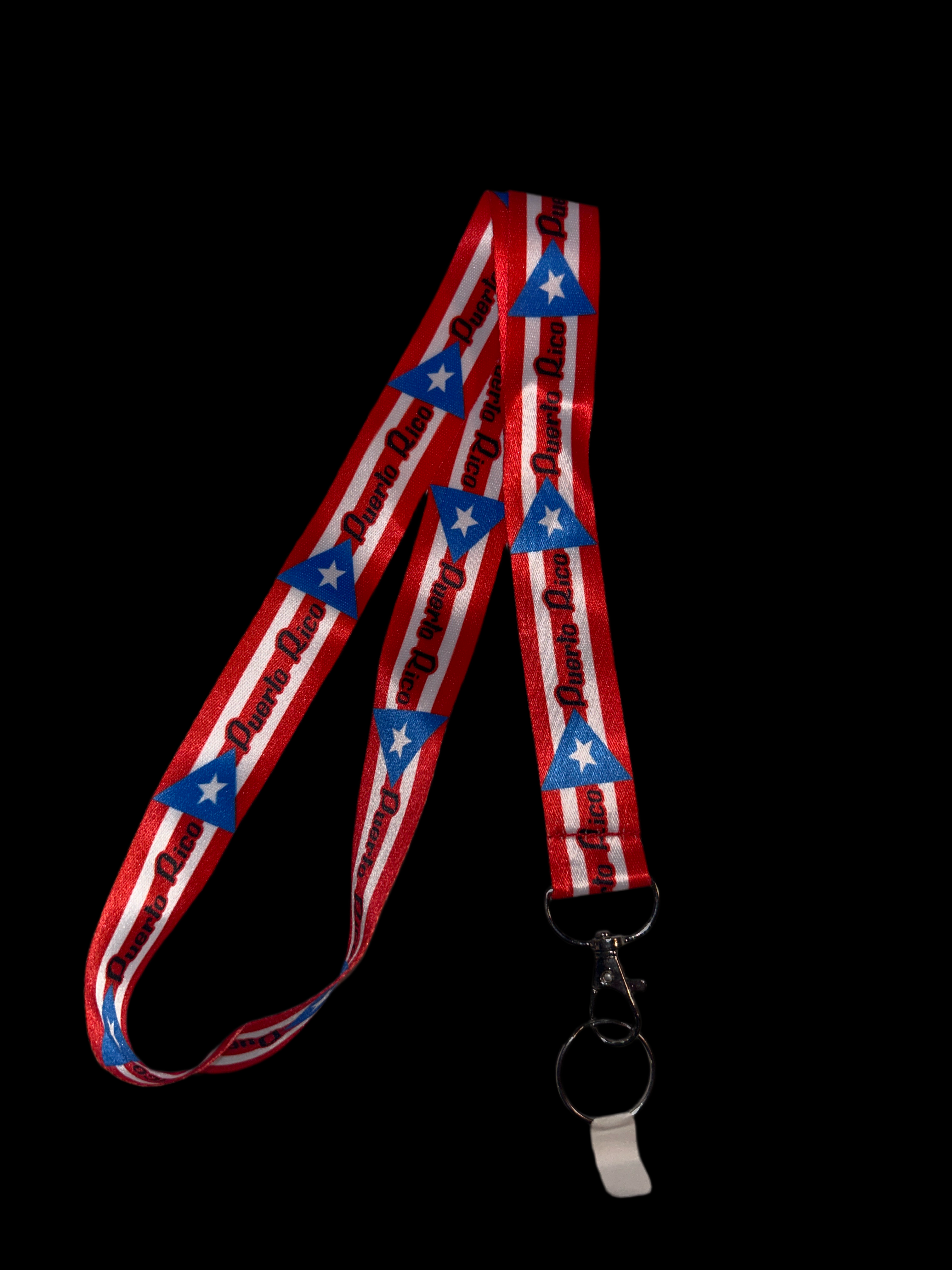 PUERTO RICO FLAG LANYARD