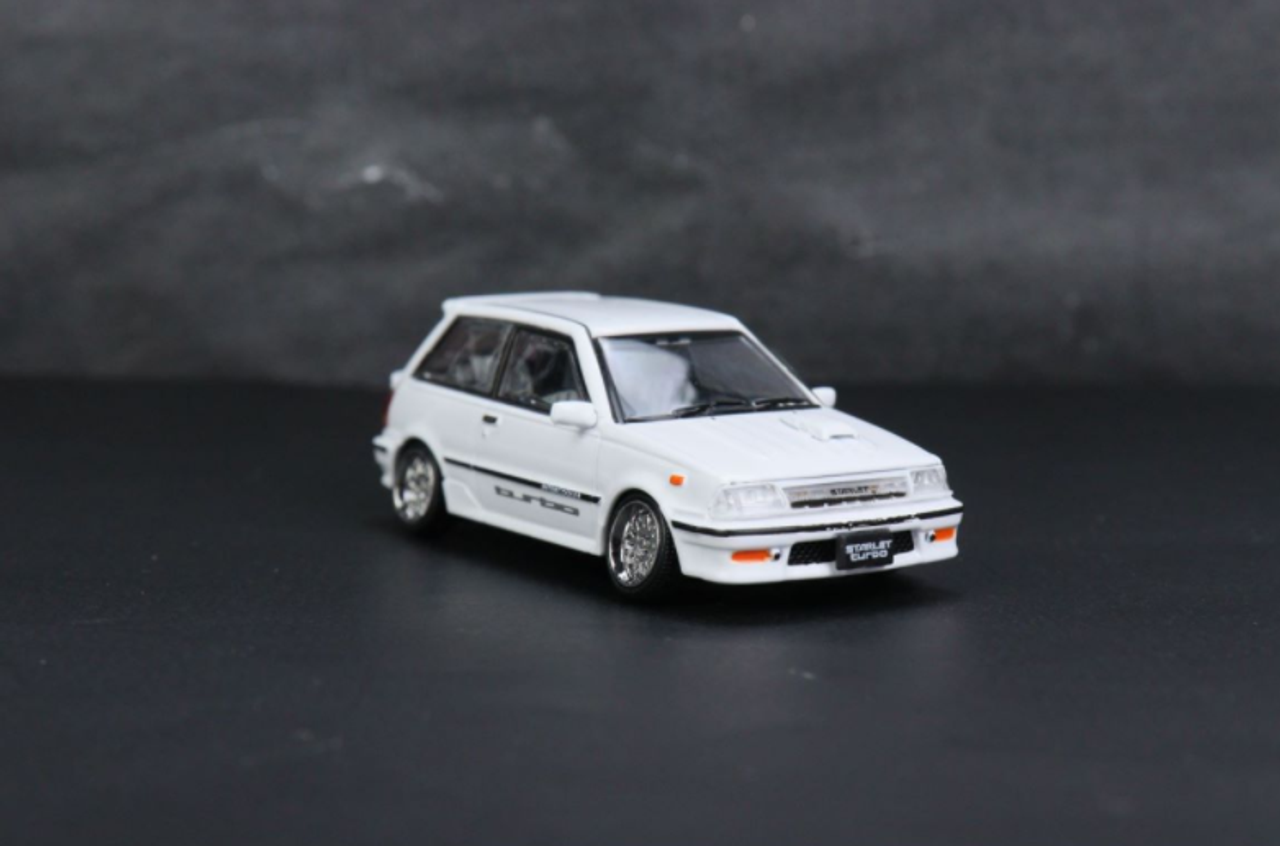 1/64 1988 TOYOTA STARLET TURBO - S -EP71 WHITE