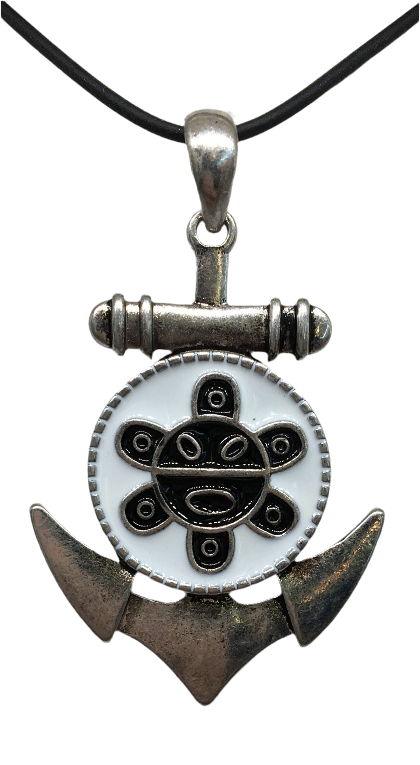 Collar de PR - Ancla y sol Taíno